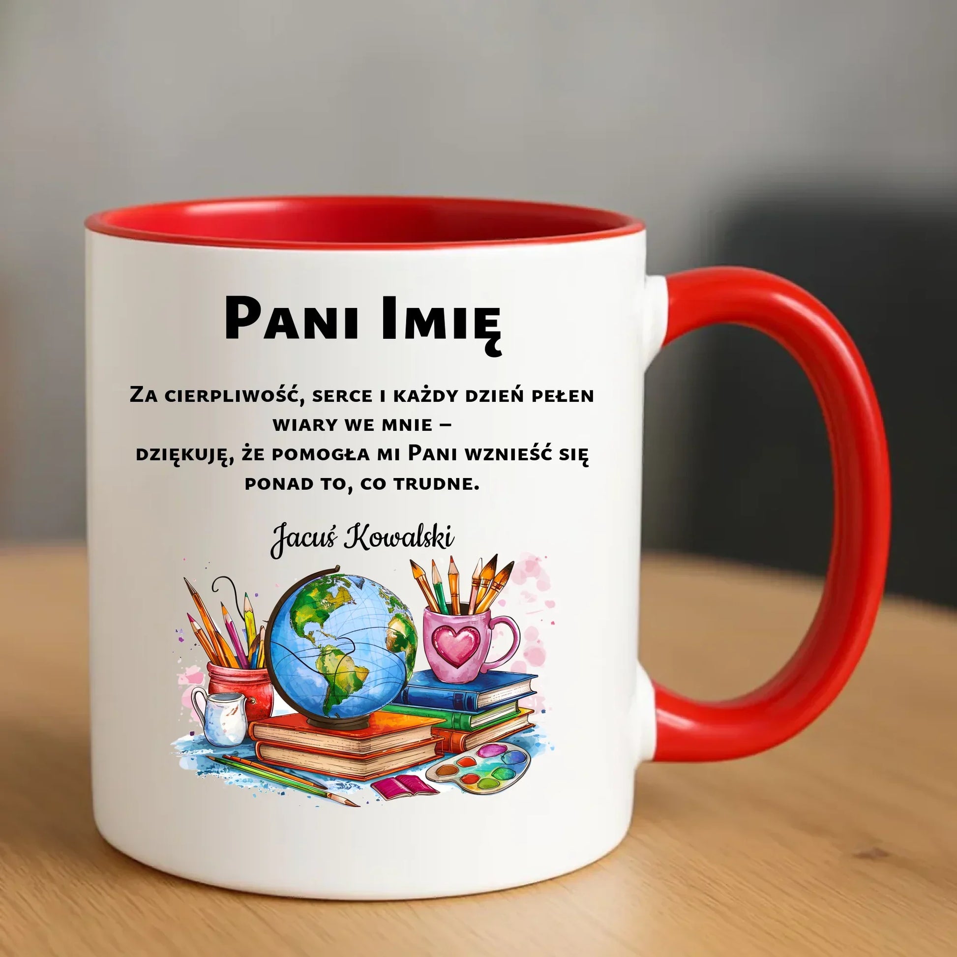 Podziękowanie dla nauczyciela | Kubek prezent na Zakończenie Roku Szkolnego N12 - StoryCups.pl