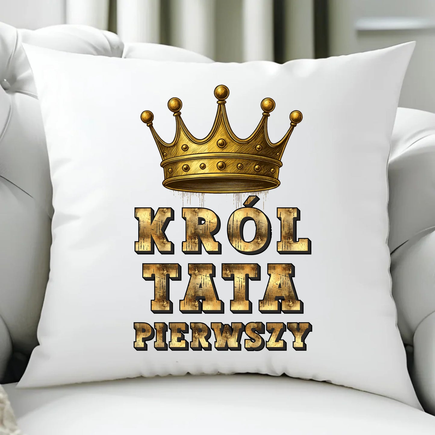 Poduszka z nadrukiem prezent dla taty Dzień Ojca Święta urodziny