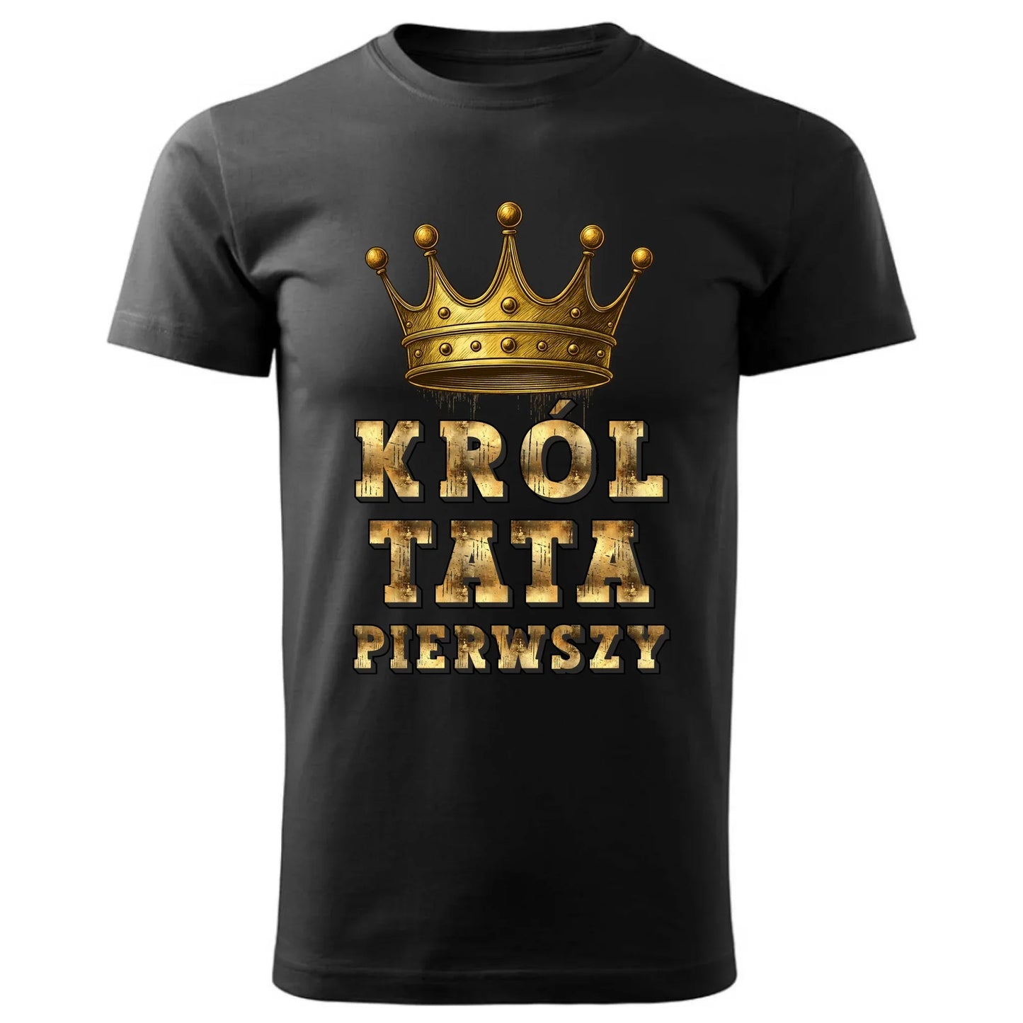 Król Tata Pierwszy | Koszulka męska dla taty DT20 - StoryCups.pl