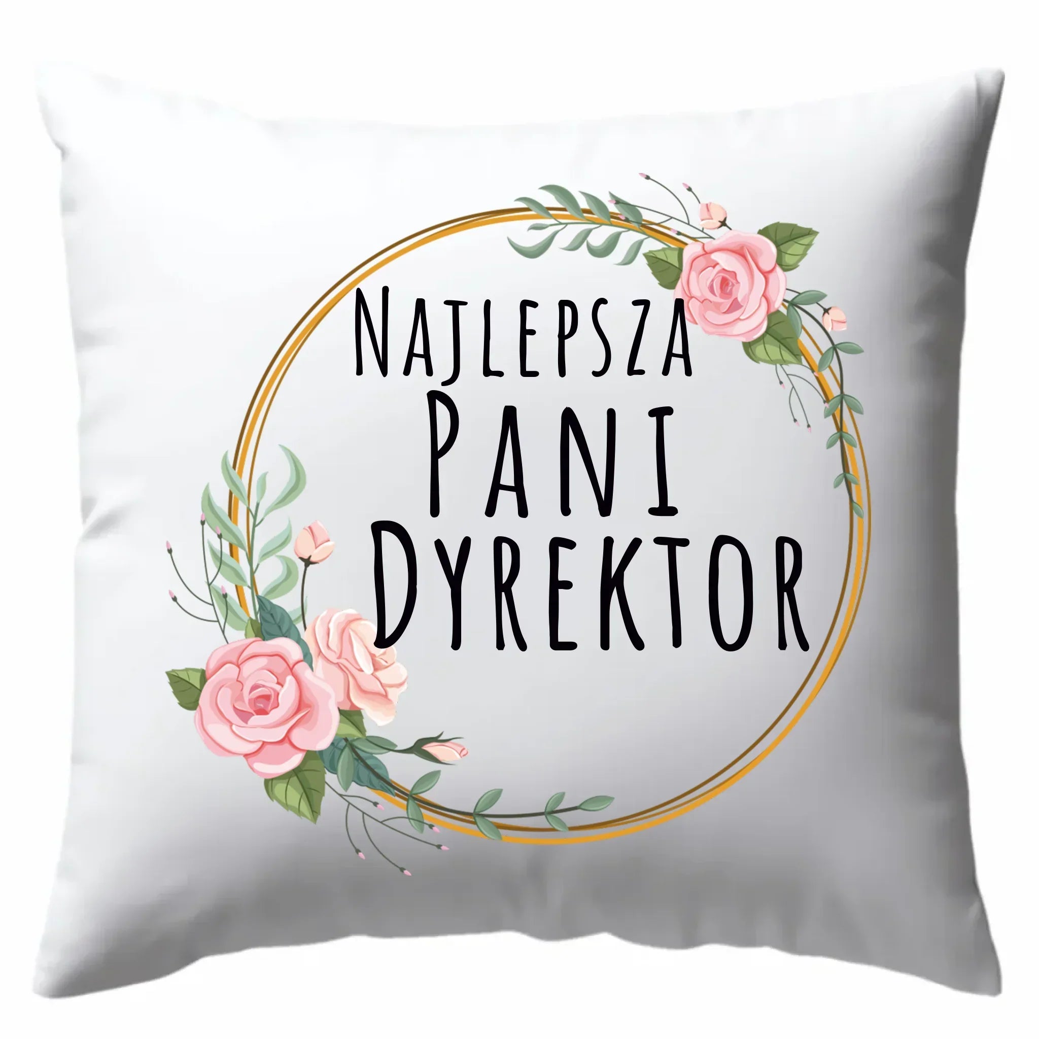Pani Dyrektor | Poduszka prezent dla dyrektorki szkoły N77 - StoryCups.pl