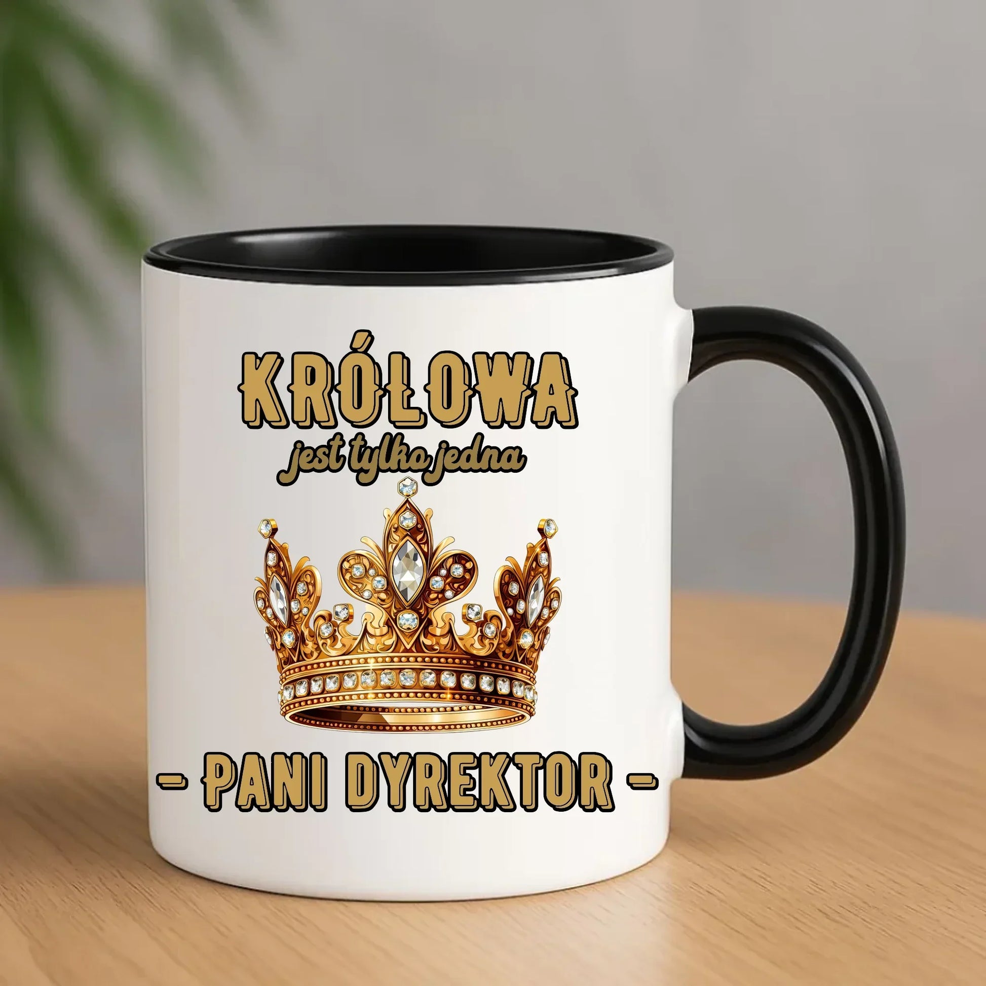 Królowa jest tylko jedna | Kubek prezent dla dyrektorki szkoły N78 - StoryCups.pl