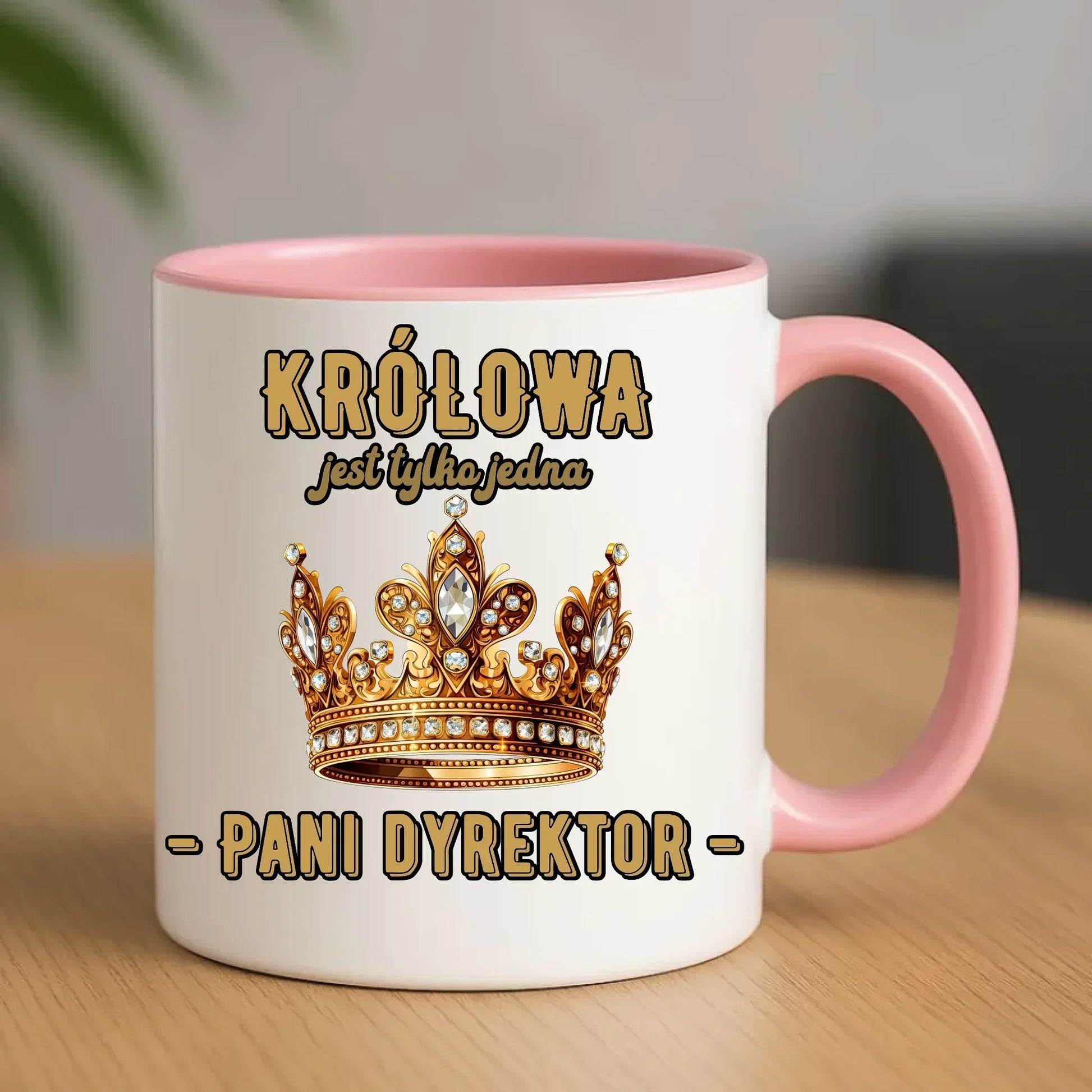 Królowa jest tylko jedna | Kubek prezent dla dyrektorki szkoły N78 - StoryCups.pl