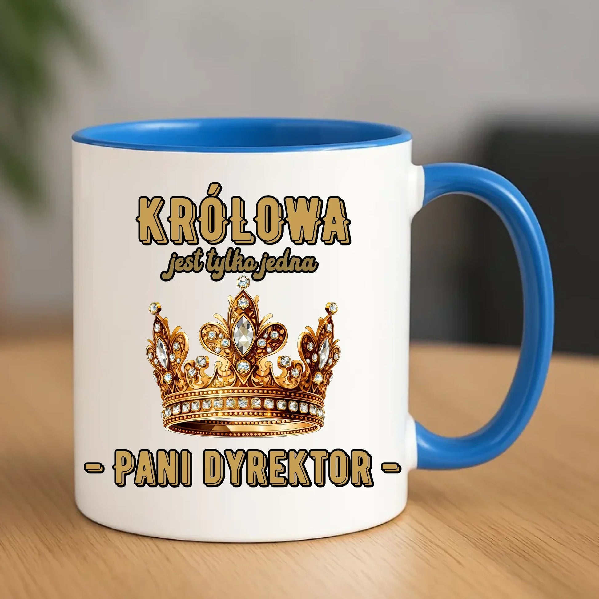 Królowa jest tylko jedna | Kubek prezent dla dyrektorki szkoły N78 - StoryCups.pl