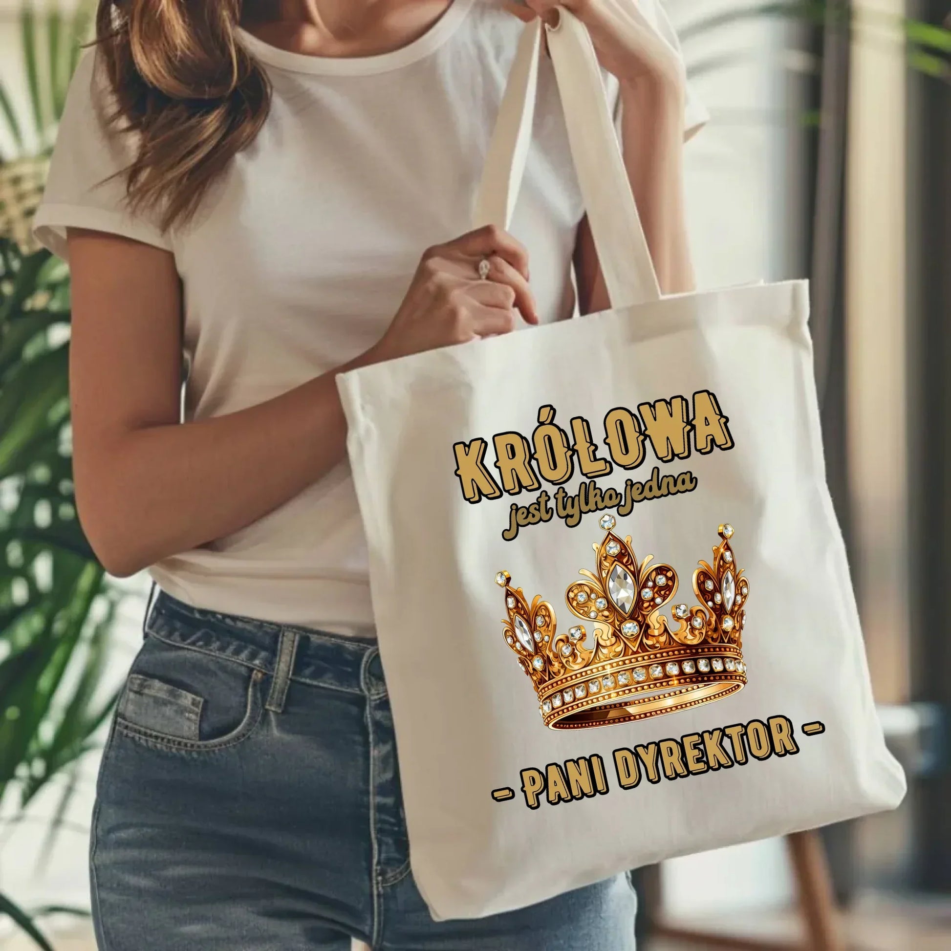 Królowa jest tylko jedna | Torba prezent dla dyrektorki szkoły N78 - StoryCups.pl