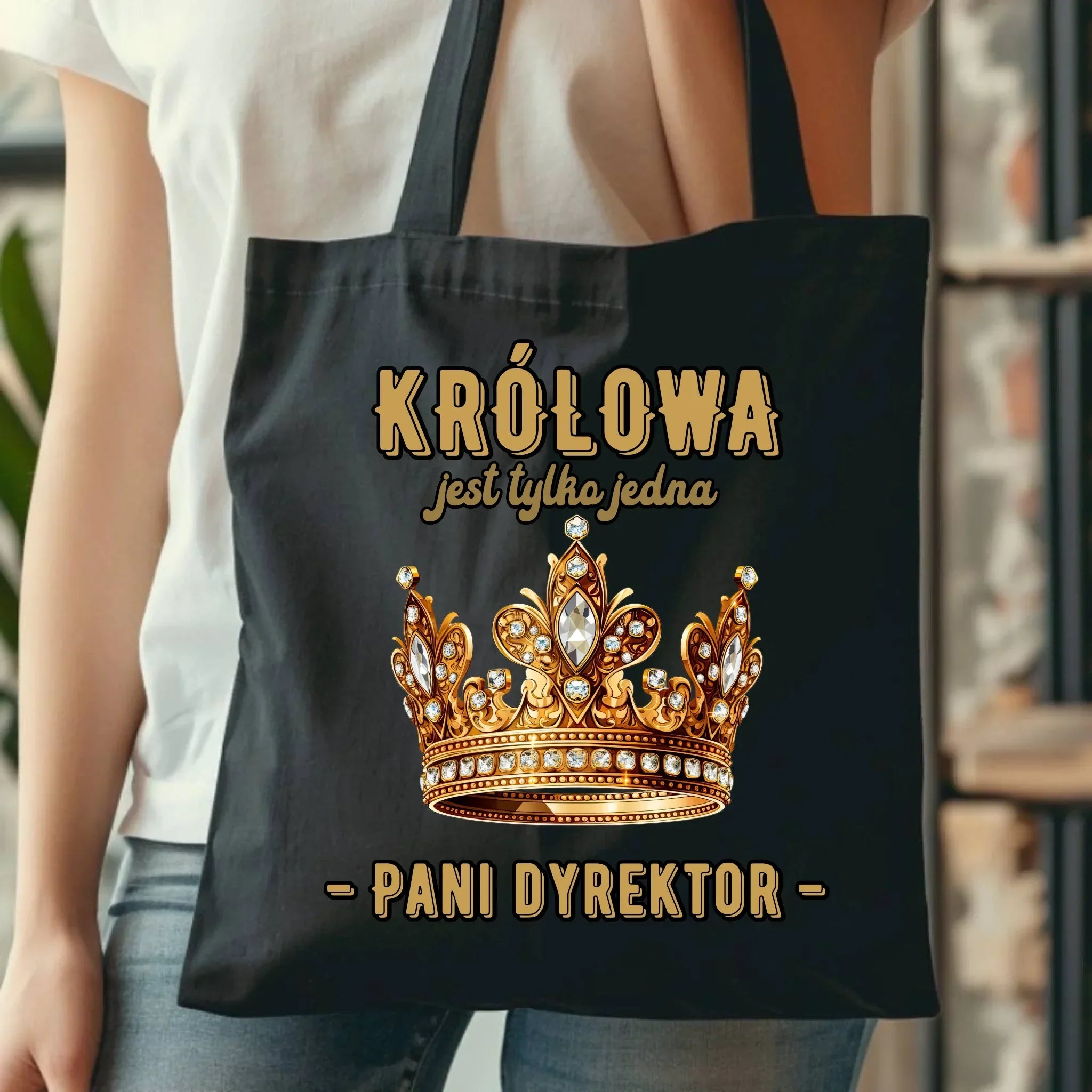 Królowa jest tylko jedna | Torba prezent dla dyrektorki szkoły N78 - StoryCups.pl