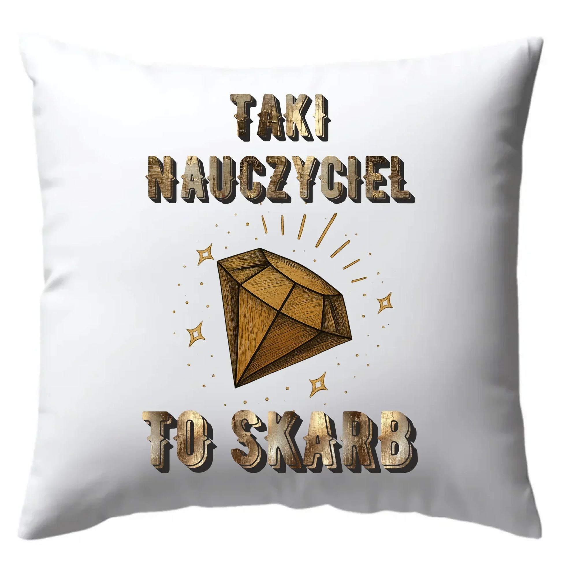 Taki nauczyciel to skarb | Poduszka dla nauczyciela N85 - StoryCups.pl