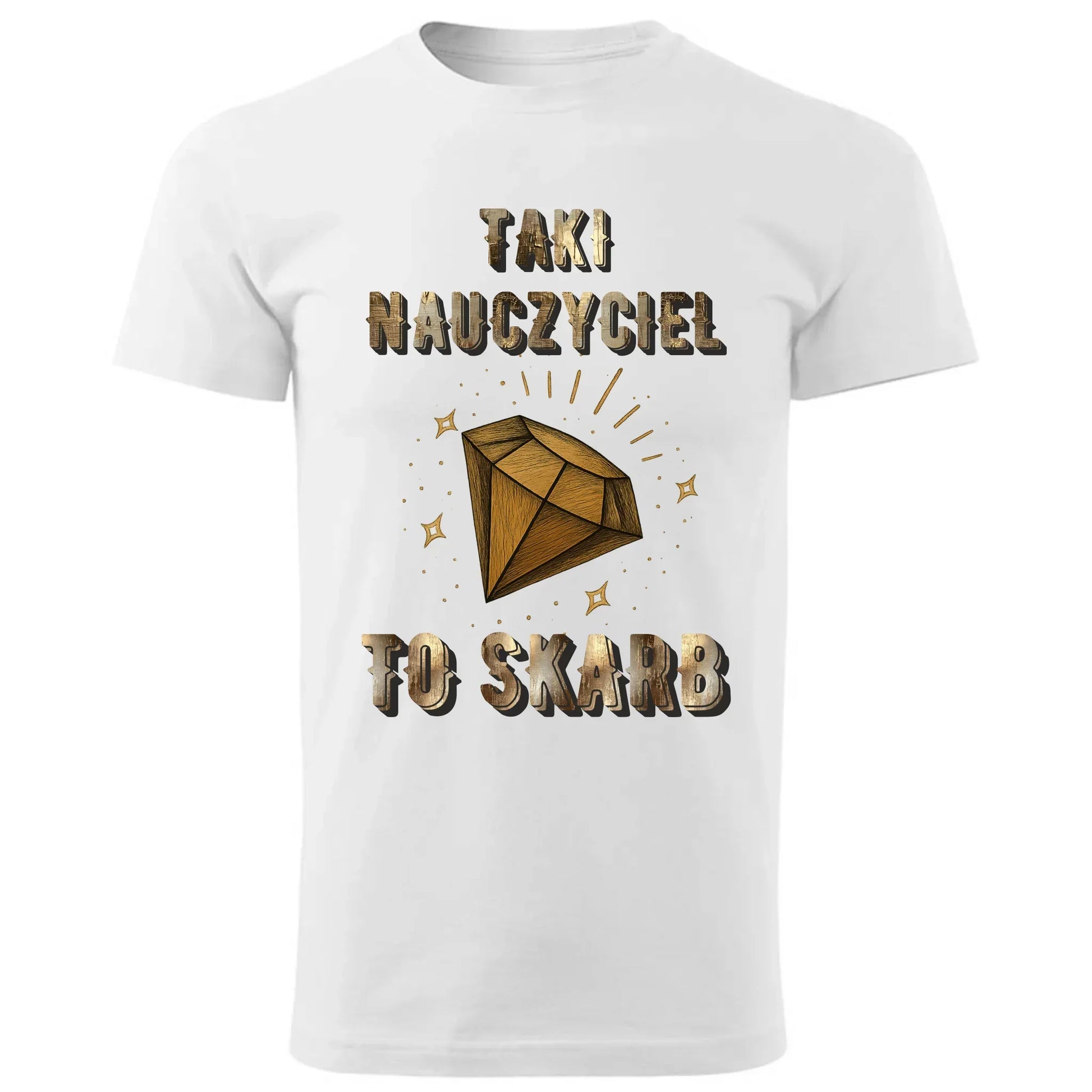 Taki nauczyciel to skarb | Koszulka męska prezent dla nauczyciela N85 - StoryCups.pl