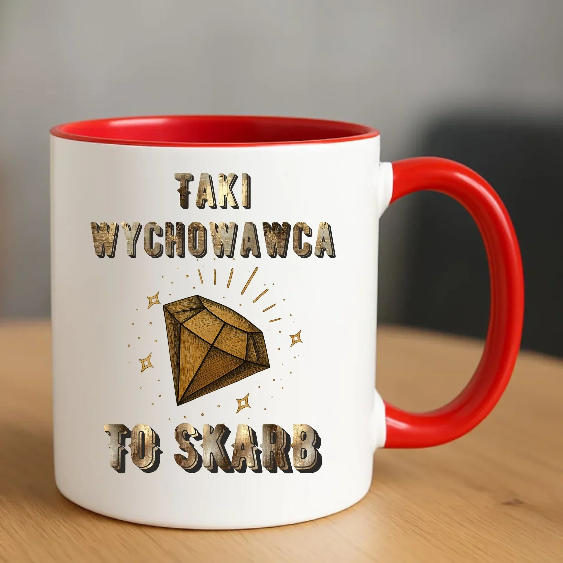 Taki wychowawca to skarb | Kubek wychowawcy N86 - StoryCups.pl