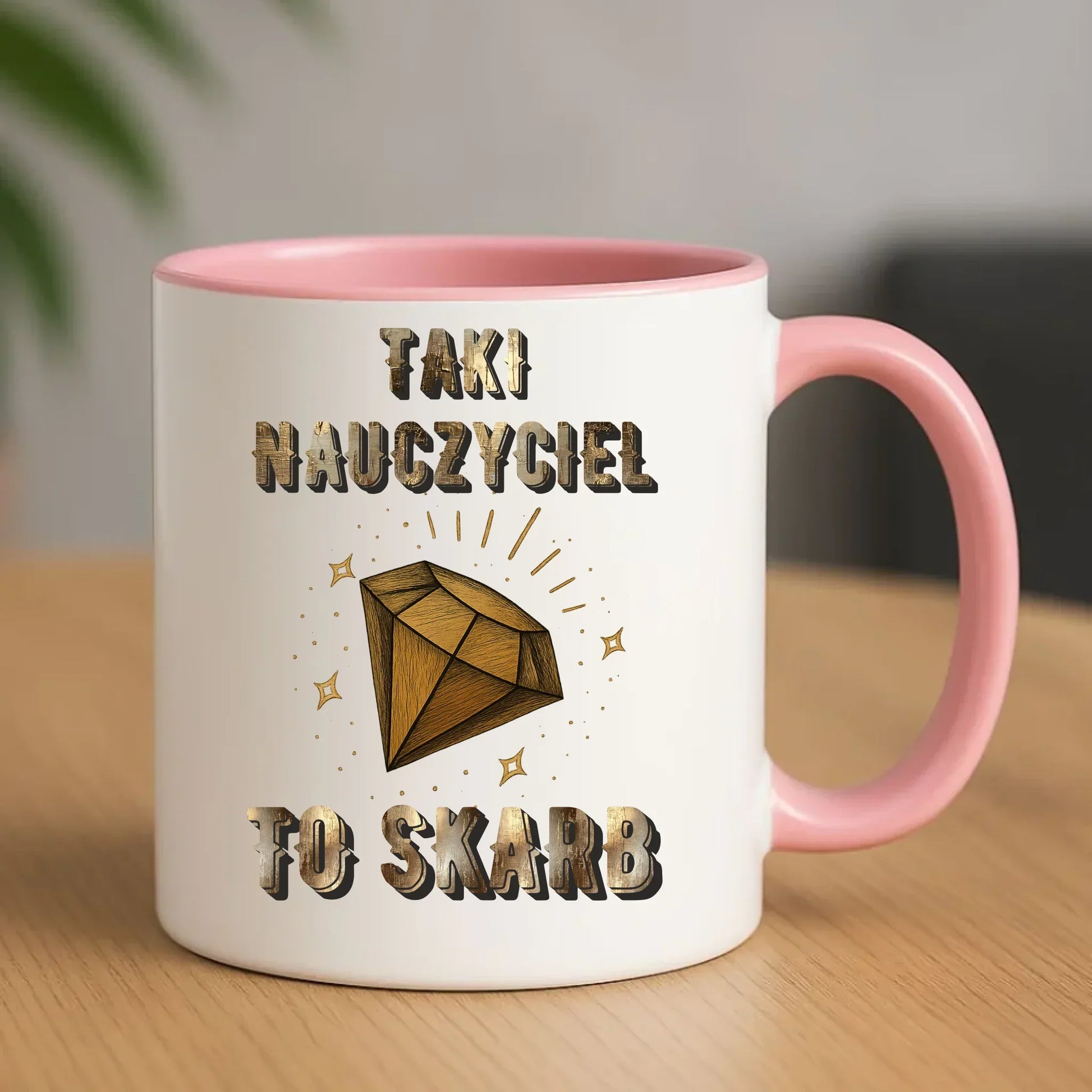 Taki nauczyciel to skarb | Kubek prezent dla nauczyciela N85 - StoryCups.pl