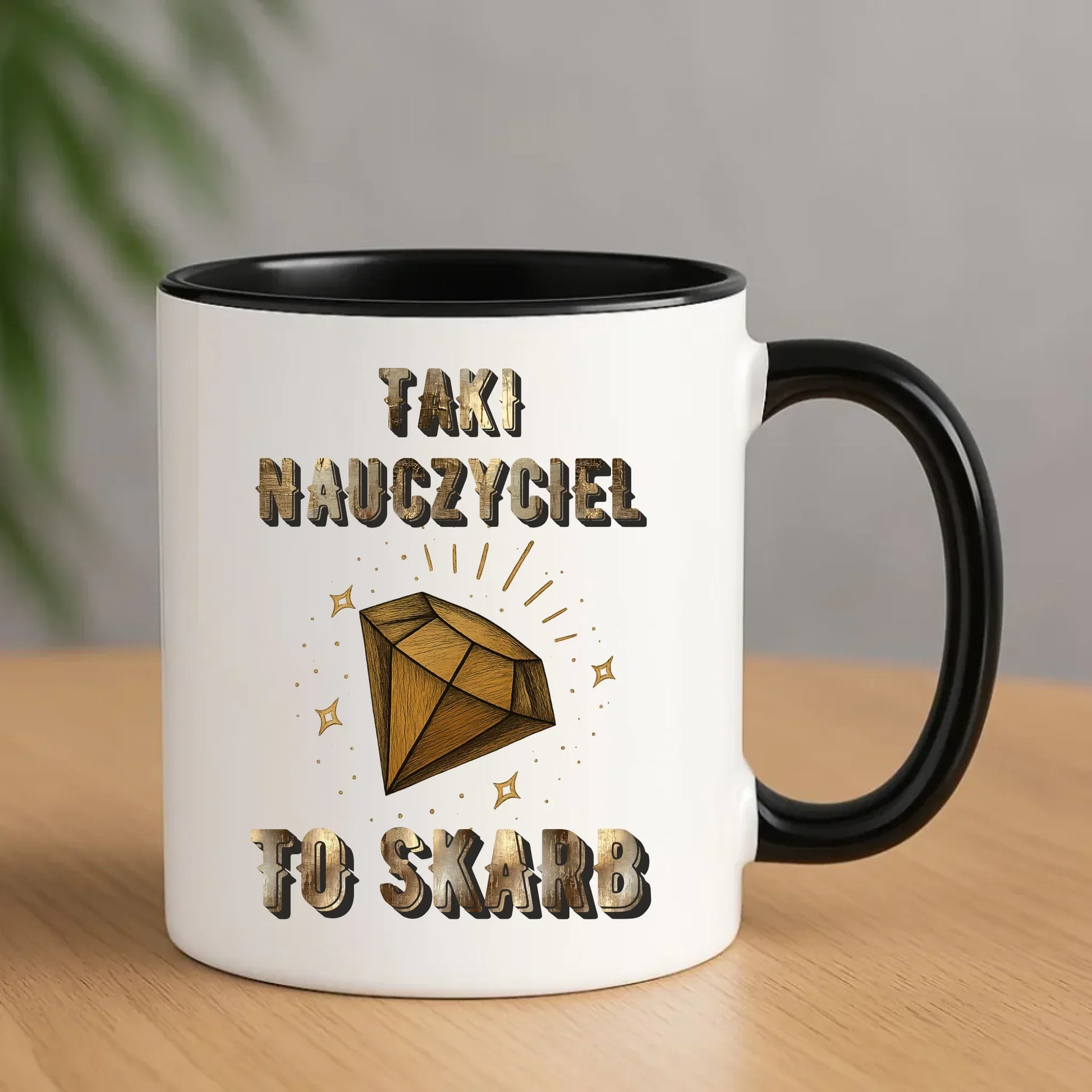 Taki nauczyciel to skarb | Kubek prezent dla nauczyciela N85 - StoryCups.pl