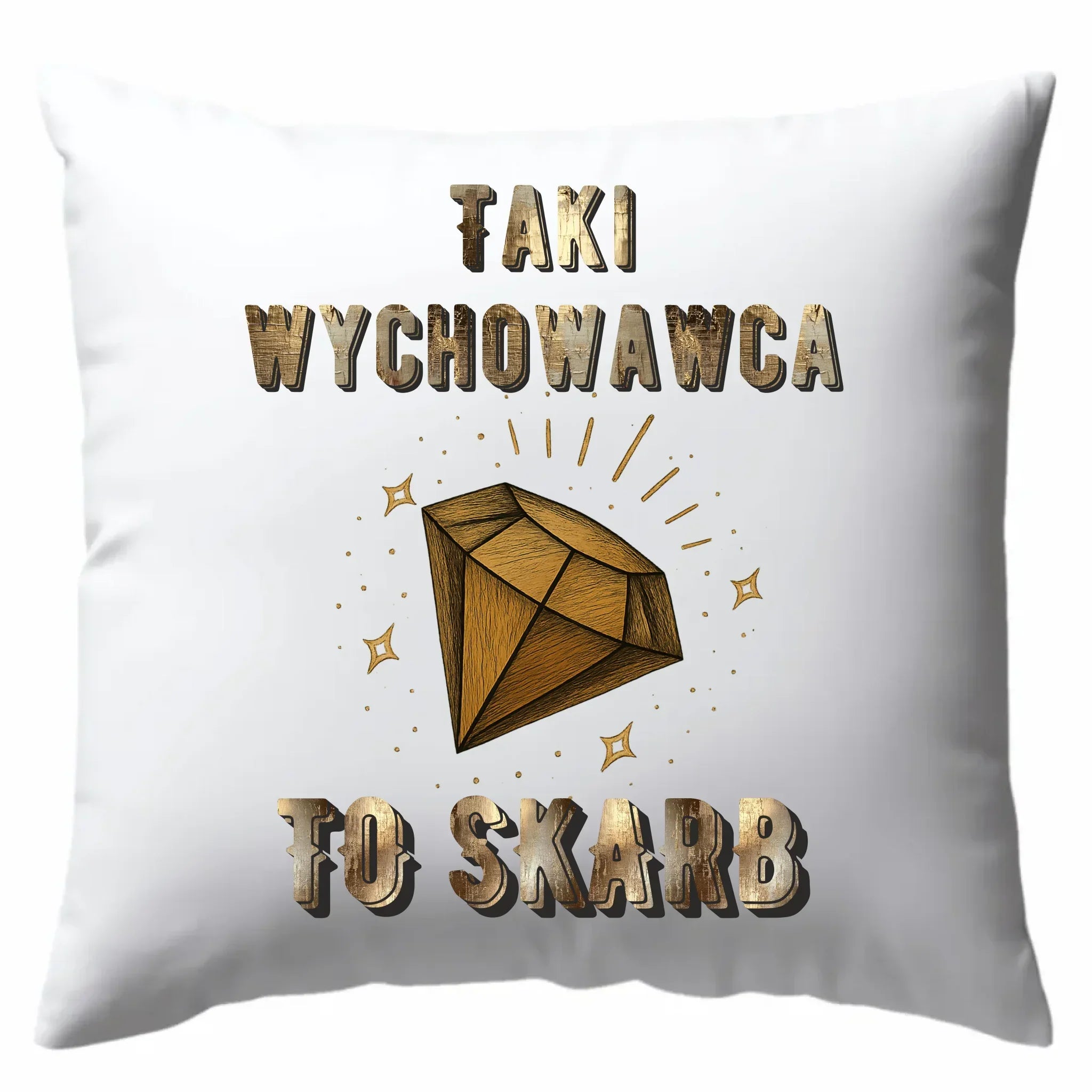 Taki wychowawca to skarb | Poduszka dla wychowawcy N86 - StoryCups.pl