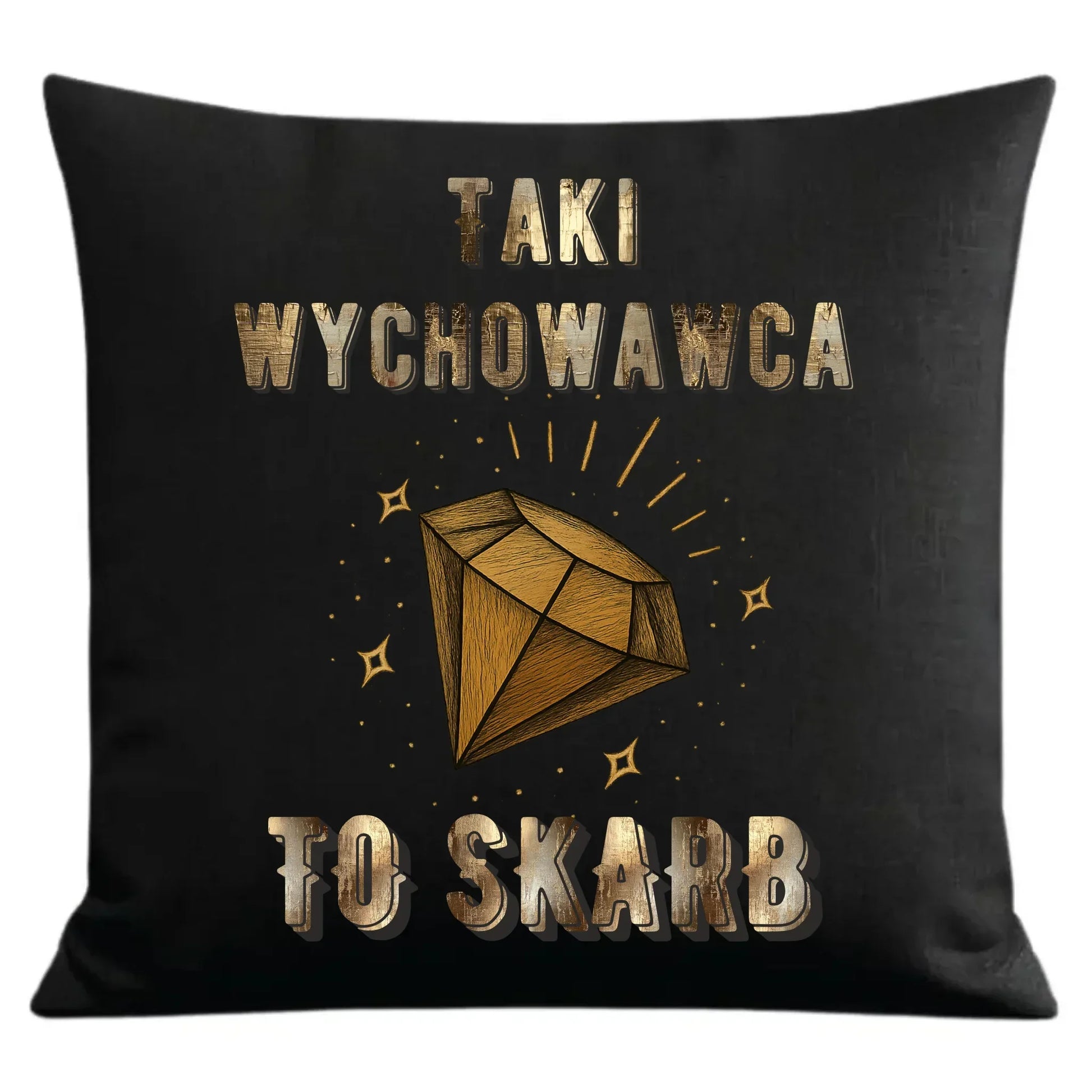 Taki wychowawca to skarb | Poduszka dekoracyjna dla wychowawcy N86 - StoryCups.pl