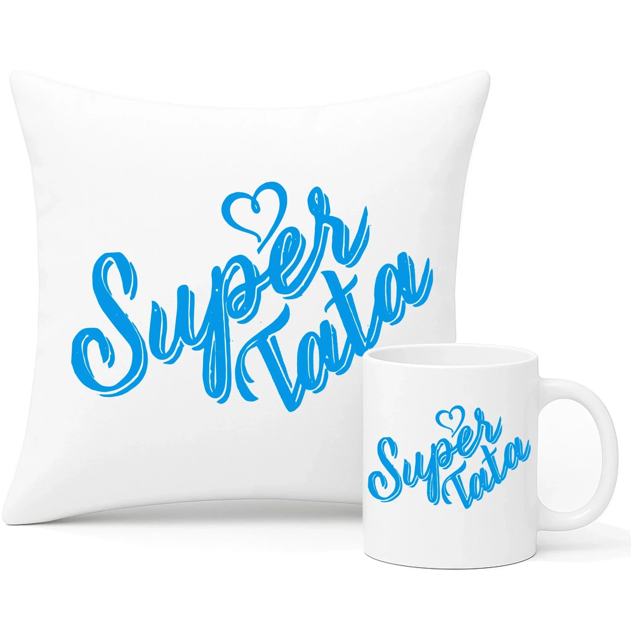 Super tata | Zestaw poduszka i kubek dla taty DT21 - StoryCups.pl