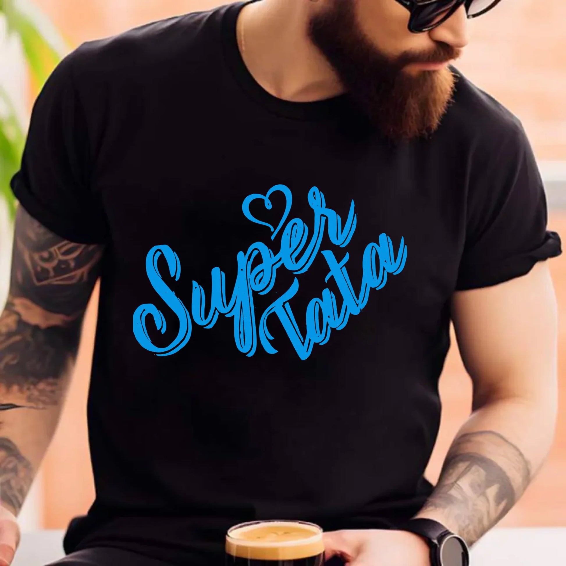 Personalizowana koszulka dla taty – T-shirt z nadrukiem prezent dla taty na Dzień Ojca, urodziny