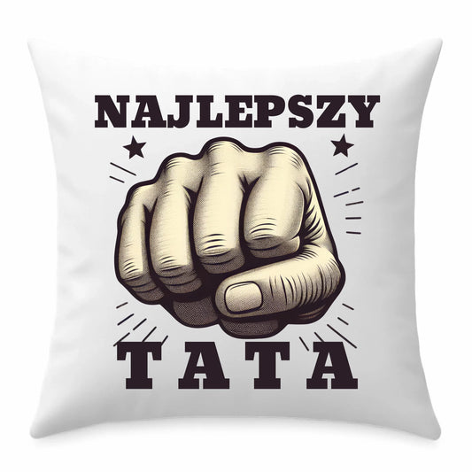 Prezent dla taty poduszka z nadrukiem Dzień Ojca Święta urodziny