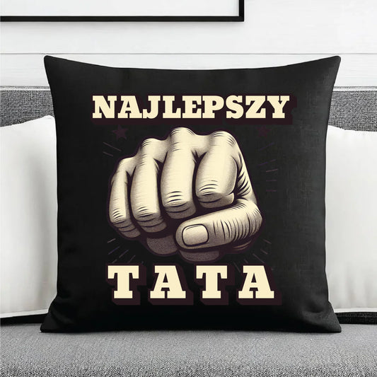 Prezent dla taty, na święta, na Dzień Ojca, urodziny - duża poduszka dekoracyjna