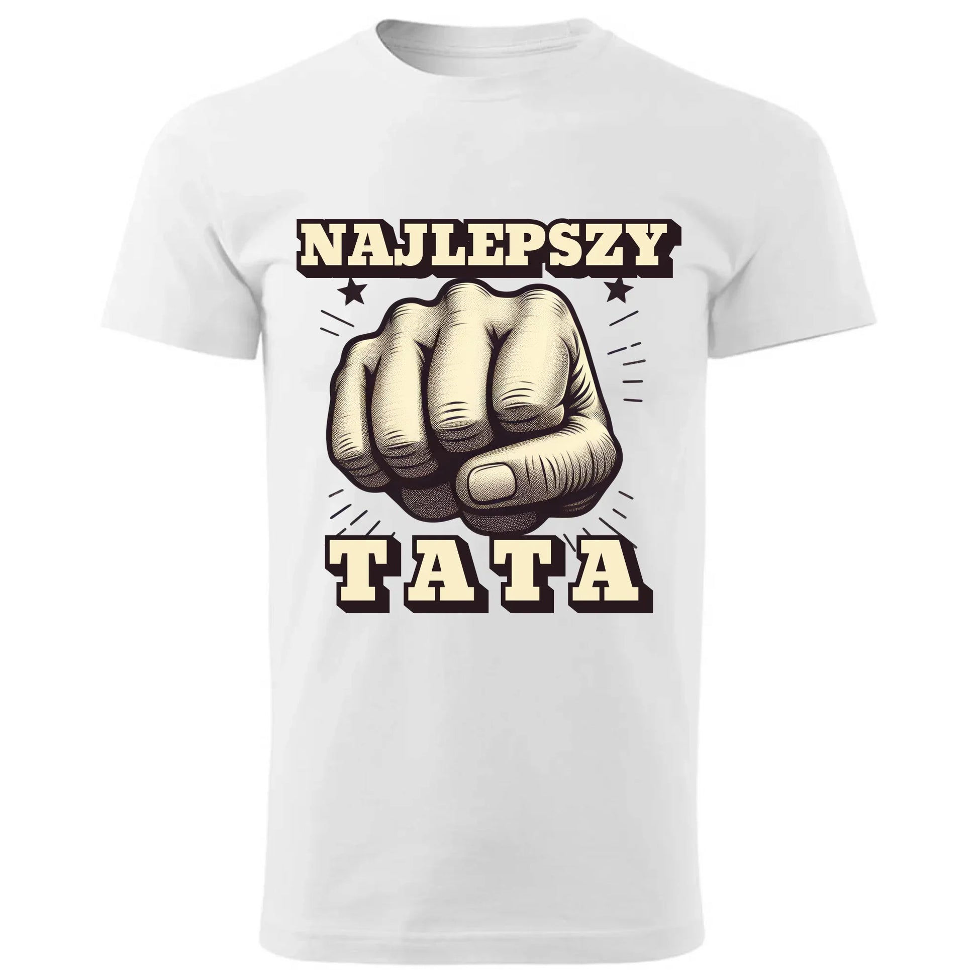 Najlepszy tata | Koszulka męska z nadrukiem dla taty DT22 - StoryCups.pl