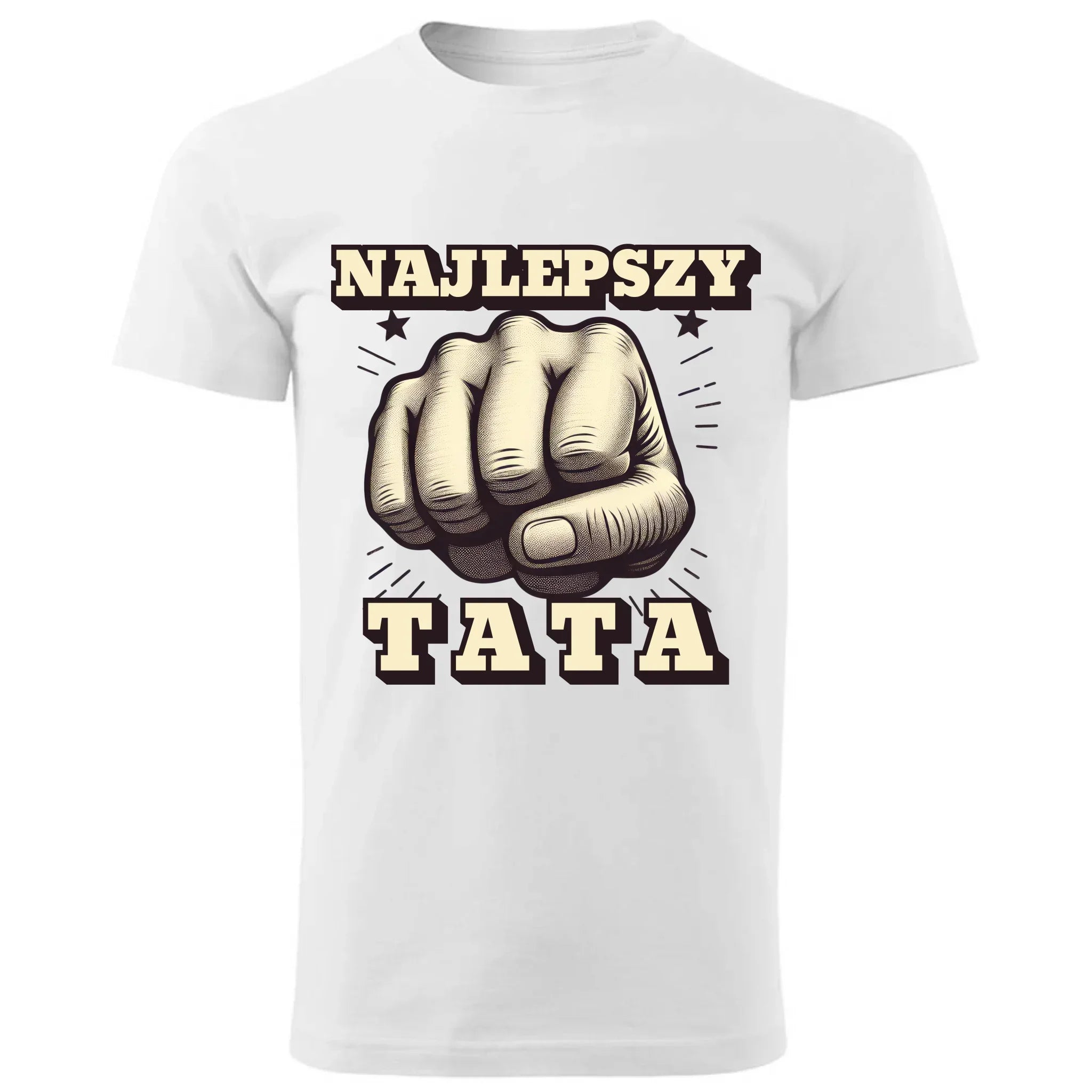 Najlepszy tata | Koszulka męska z nadrukiem dla taty DT22 - StoryCups.pl