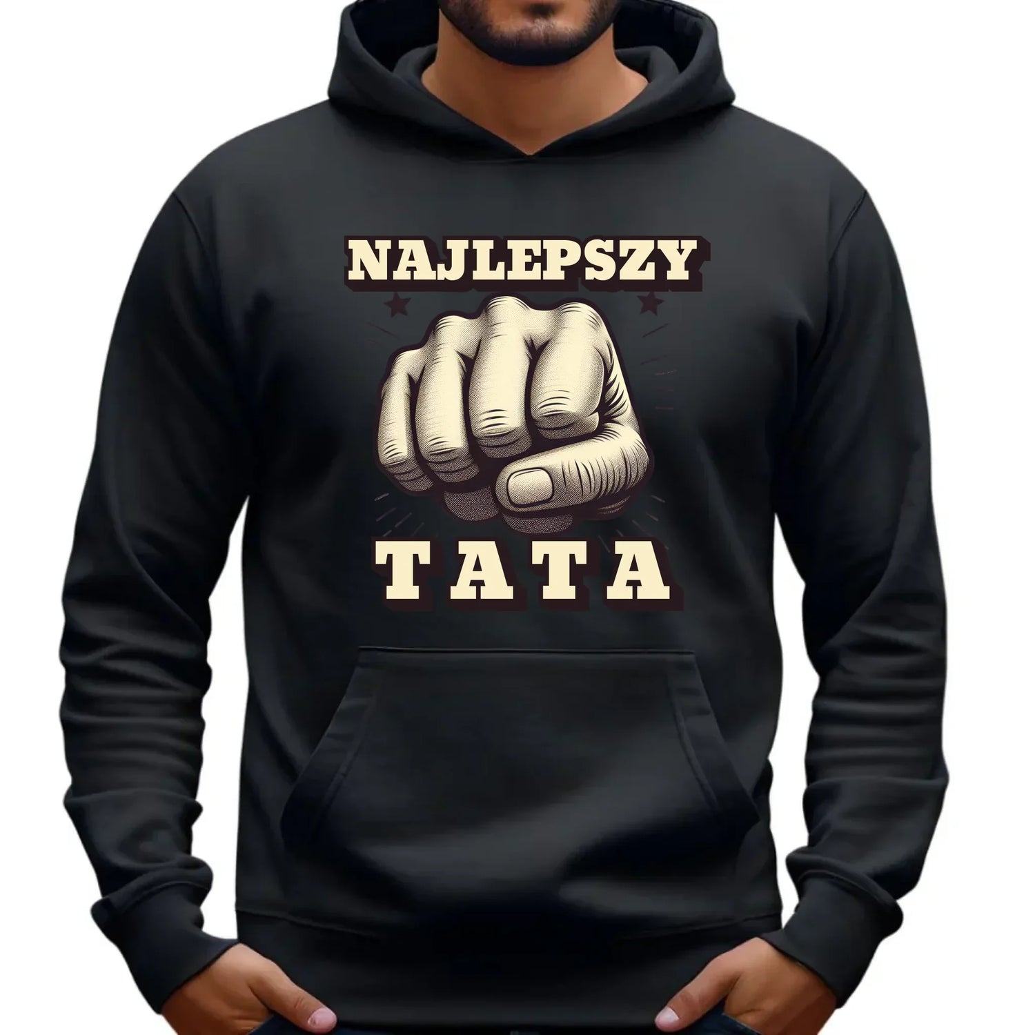 Najlepszy tata | Bluza męska z kapturem dla taty DT22 - StoryCups.pl