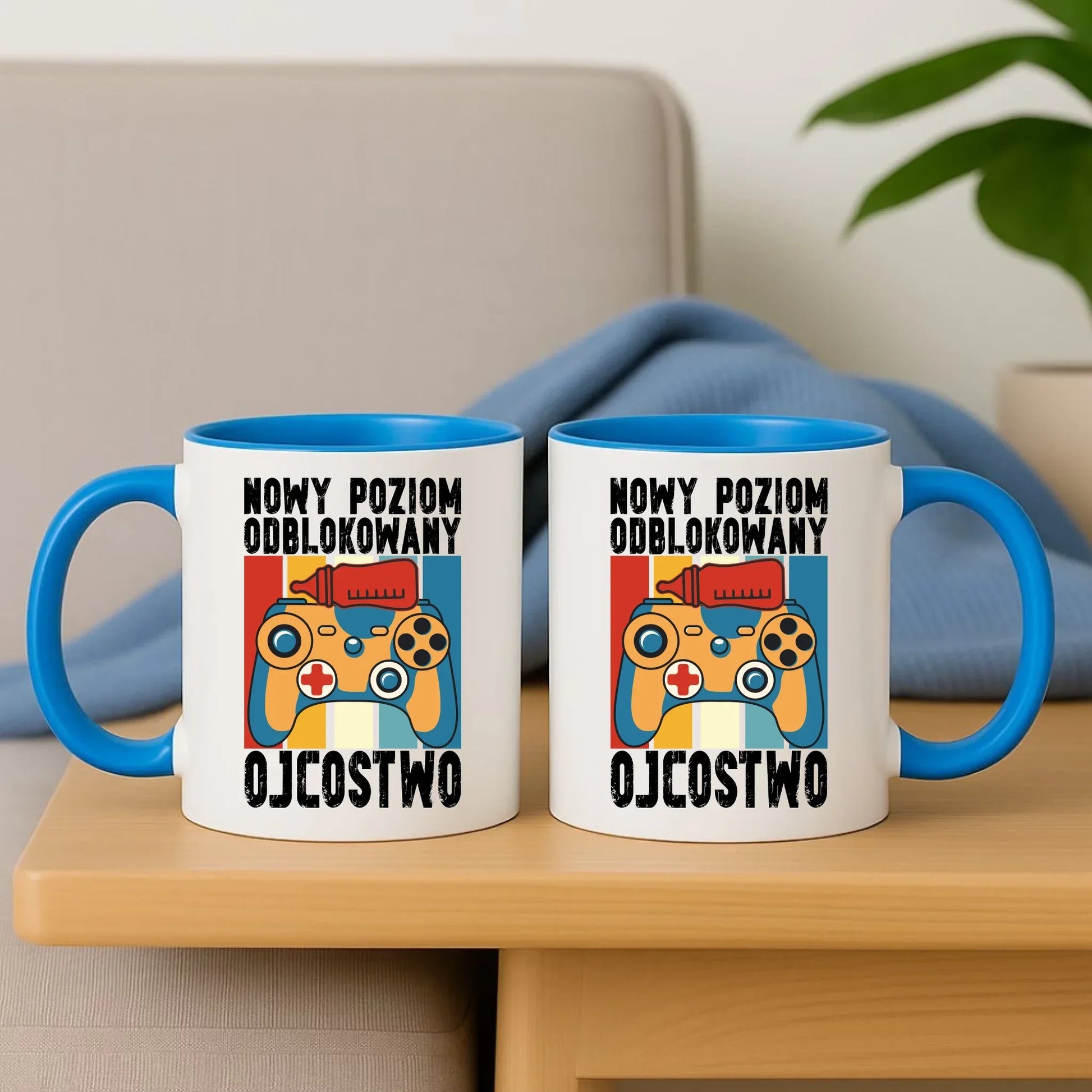 Nowy poziom odblokowany Ojcostwo | Kubek dla taty DT24 - StoryCups.pl