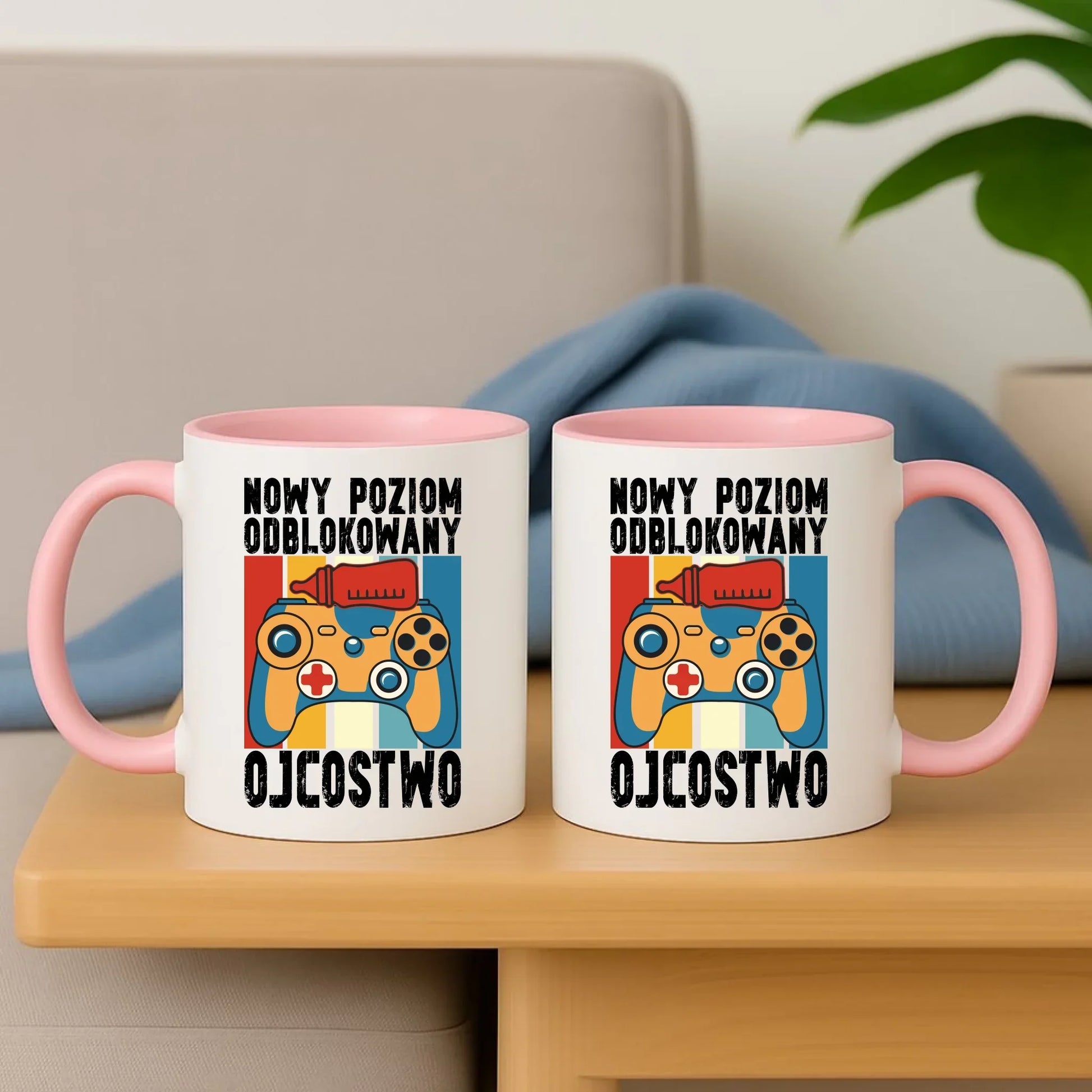 Nowy poziom odblokowany Ojcostwo | Kubek dla taty DT24 - StoryCups.pl