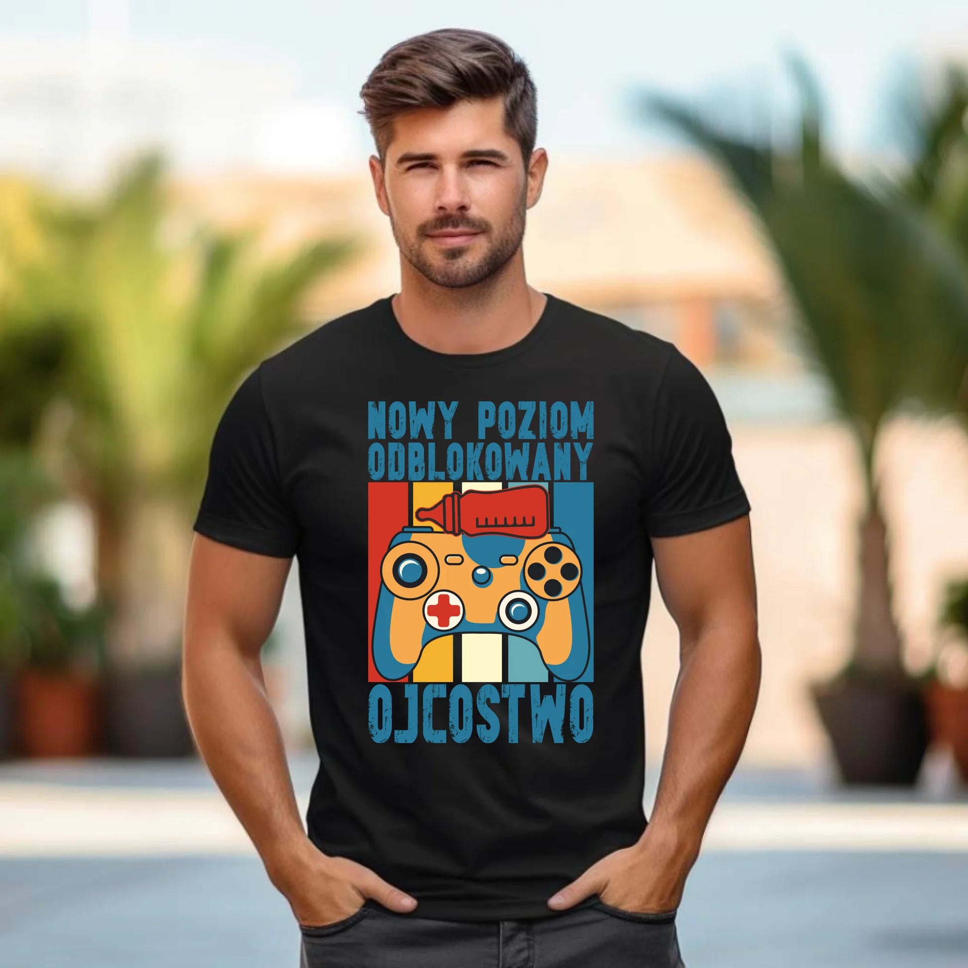 Personalizowana koszulka dla taty – T-shirt z nadrukiem prezent dla taty na Dzień Ojca, urodziny