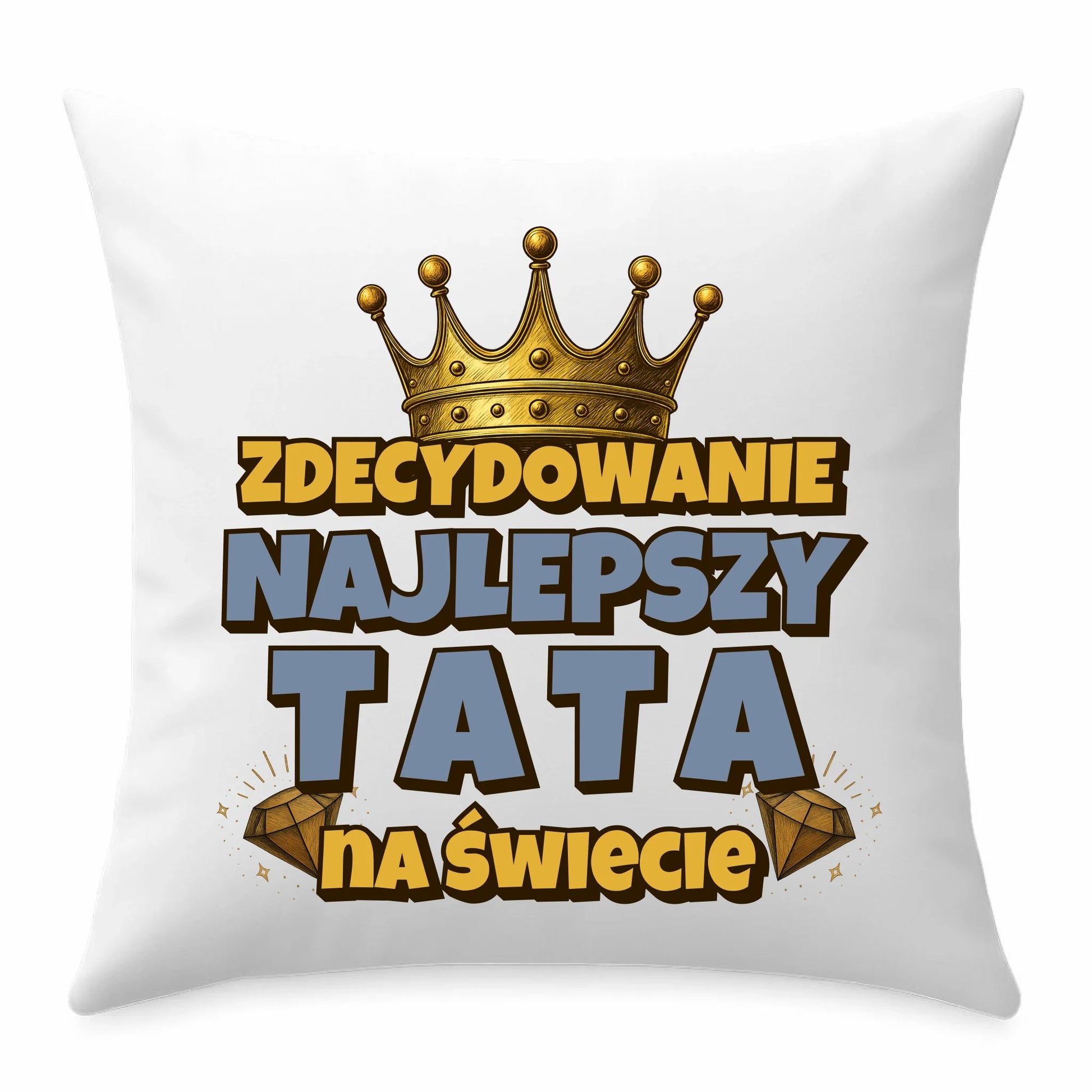 Prezent dla taty poduszka z nadrukiem Dzień Ojca Święta urodziny