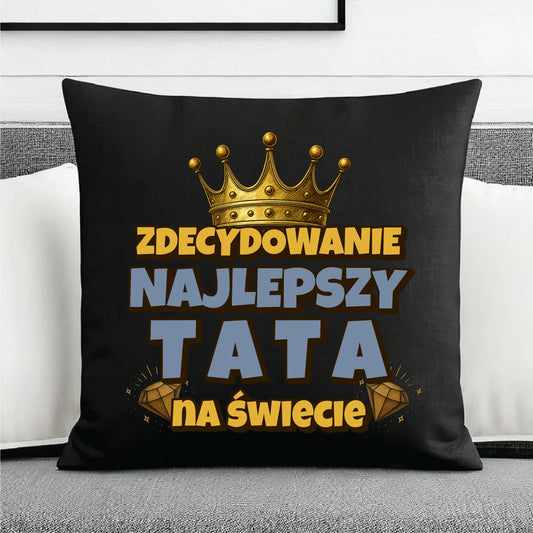 Prezent dla taty, na święta, na Dzień Ojca, urodziny - duża poduszka dekoracyjna