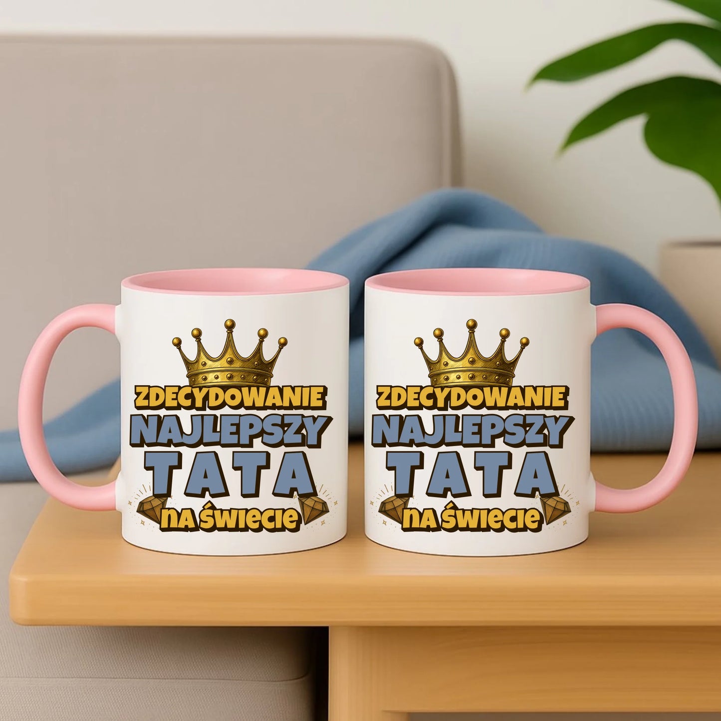 Personalizowany kubek dla taty na prezent Dzień Ojca Święta Urodziny