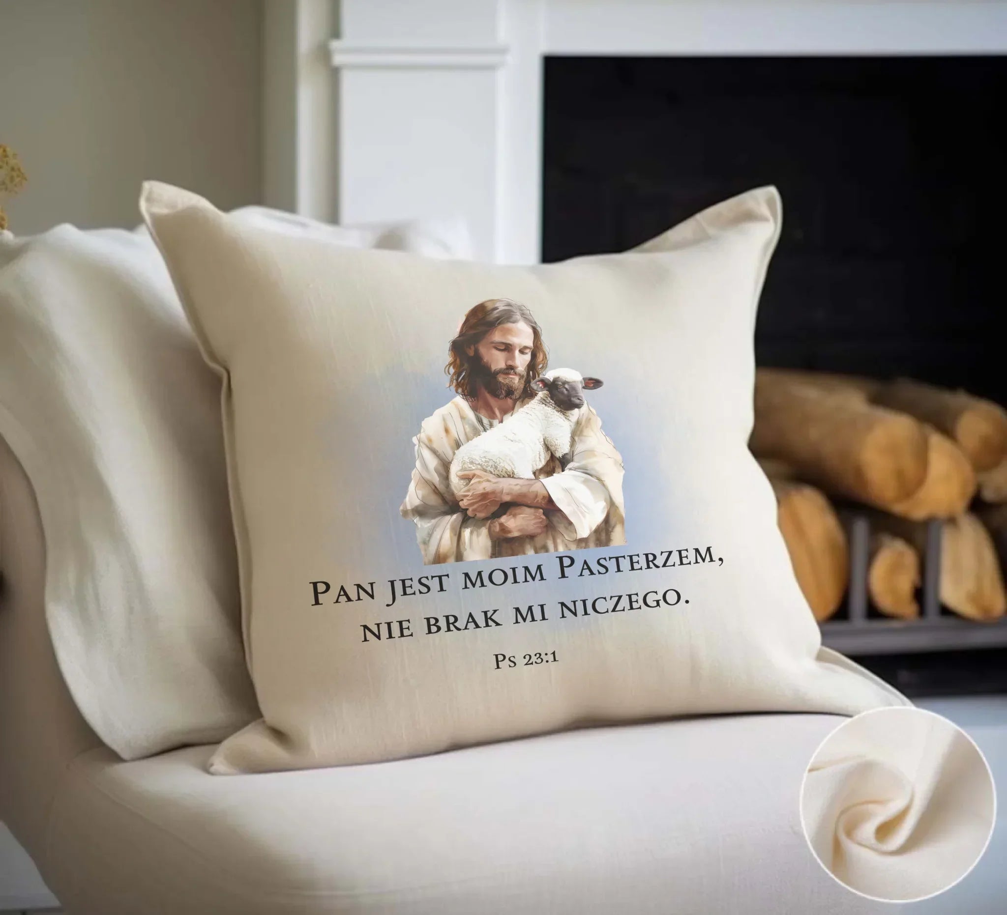 Poduszka PAN JEST MOIM PASTERZEM DU03 - StoryCups.pl