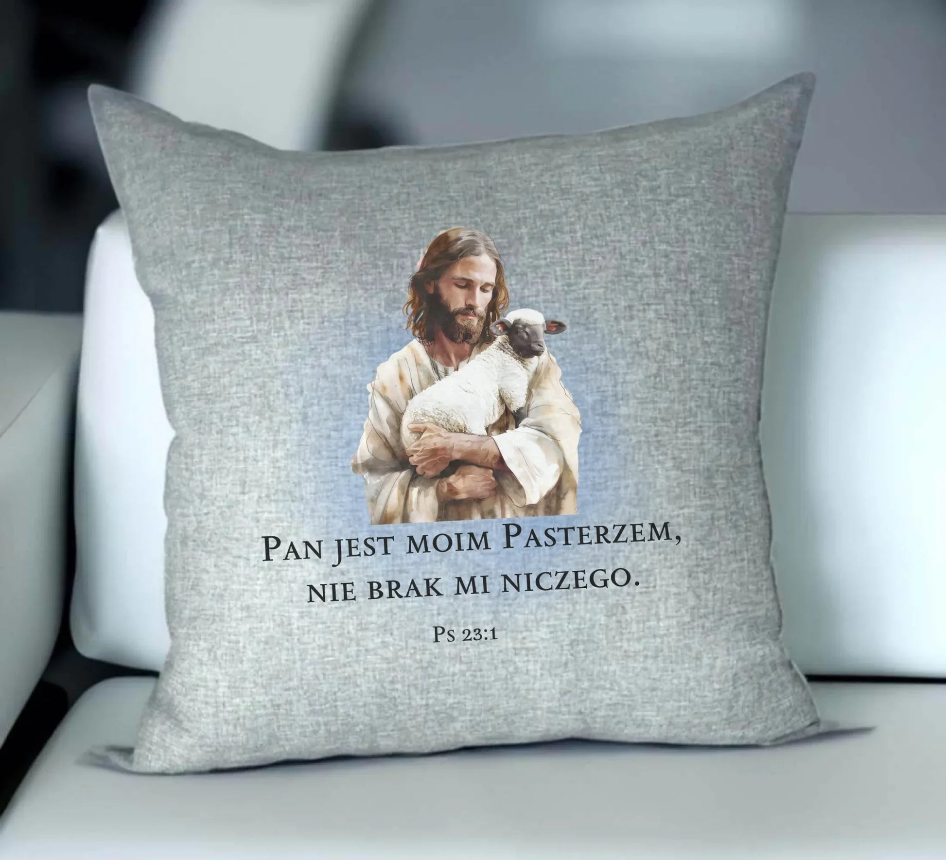 Poduszka PAN JEST MOIM PASTERZEM DU03 - StoryCups.pl