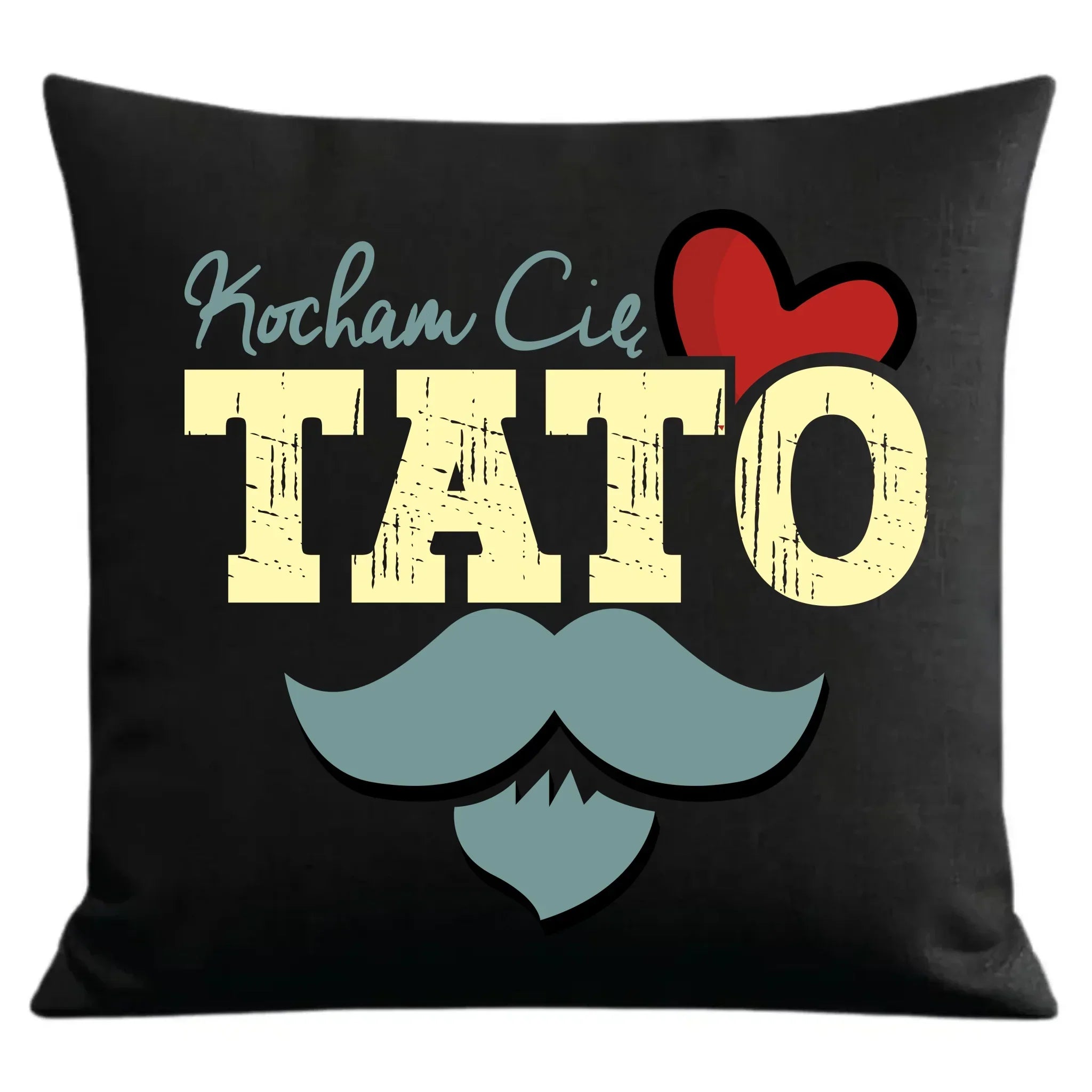 Kocham Cię Tato | Poduszka dekoracyjna dla taty DT26 - StoryCups.pl