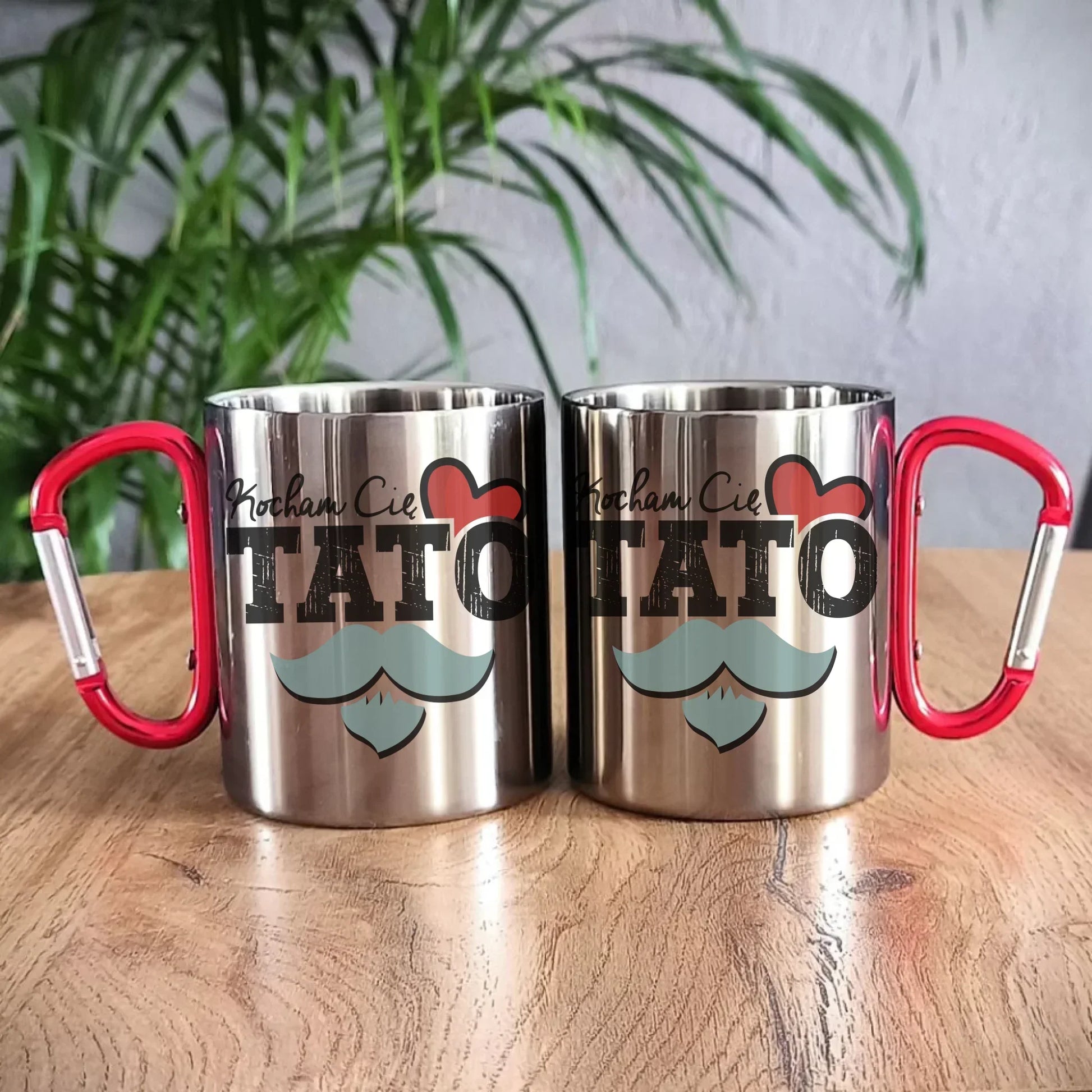 Kocham Cię Tato | Metalowy kubek dla taty DT26 - StoryCups.pl