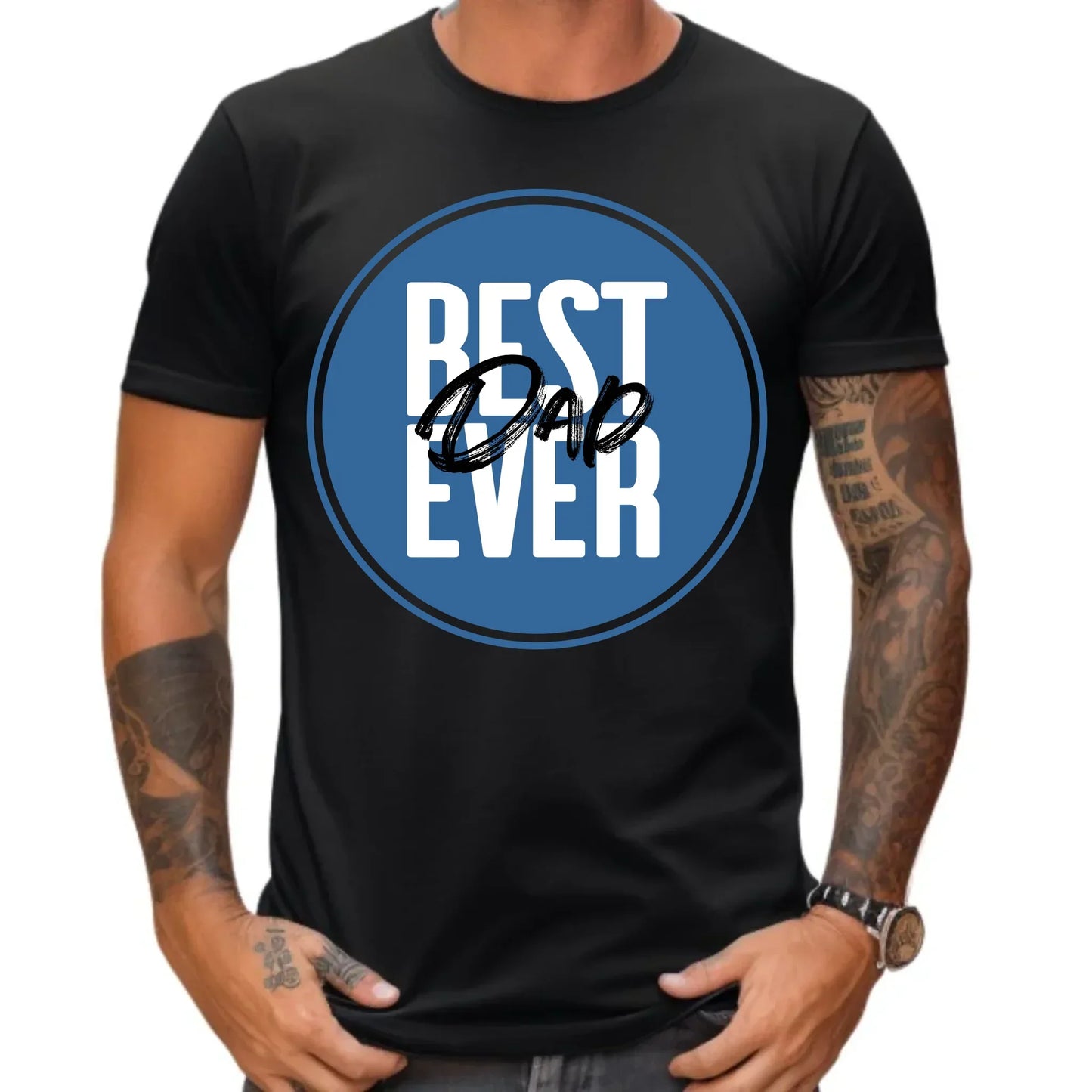 Best Dad Ever | Koszulka męska dla taty DT27 - StoryCups.pl