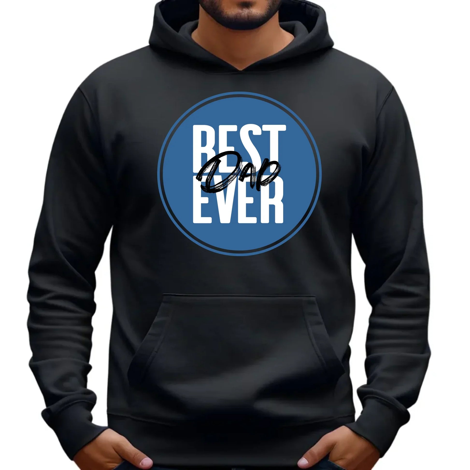 Best Dad Ever | Bluza męska z kapturem dla taty DT27 - StoryCups.pl