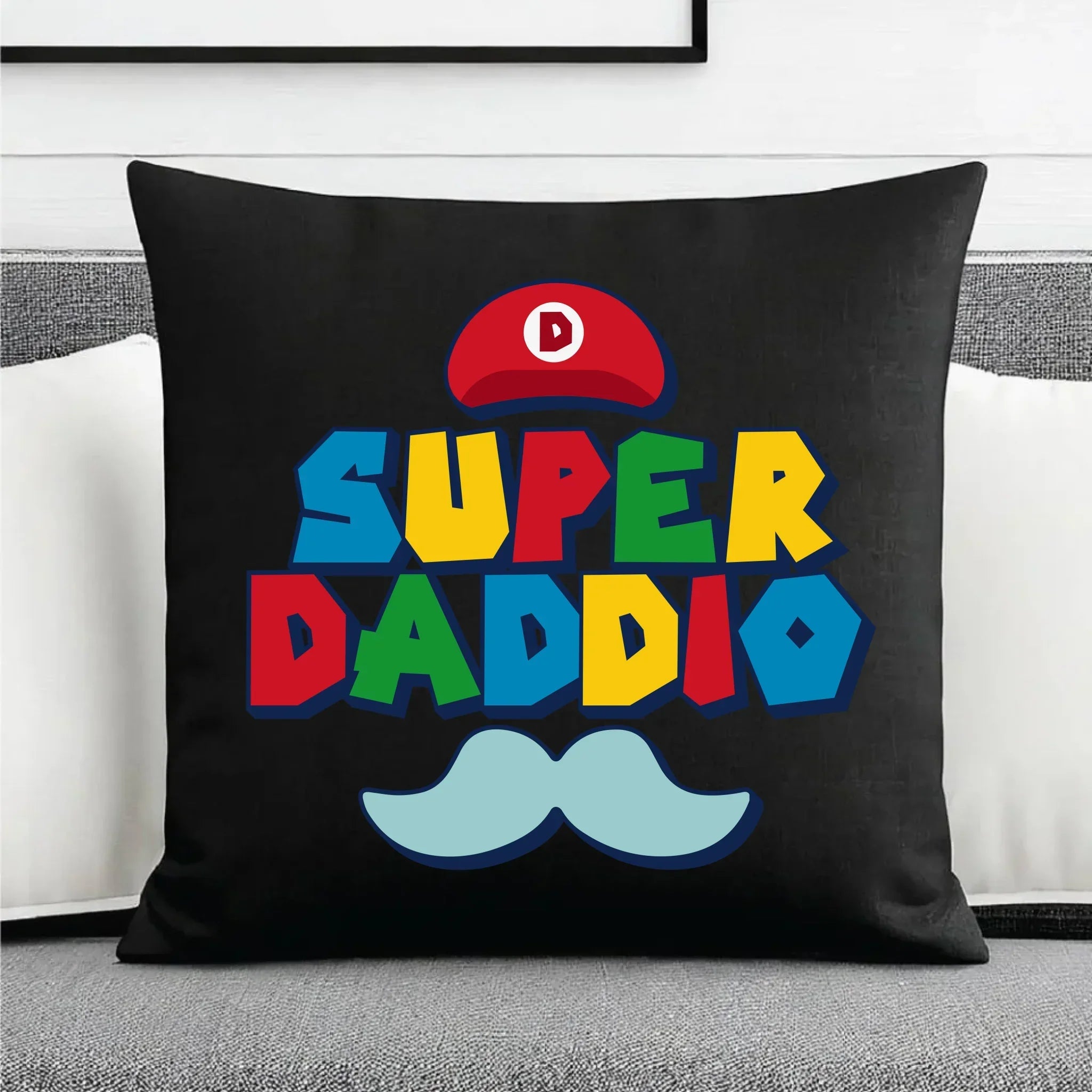 Super Daddio | Poduszka dekoracyjna na prezent dla taty DT28 - StoryCups.pl