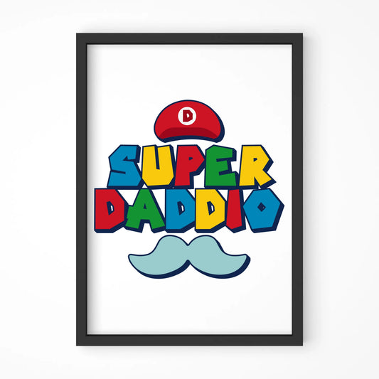 Super Daddio | Plakat w ramie dla taty DT28