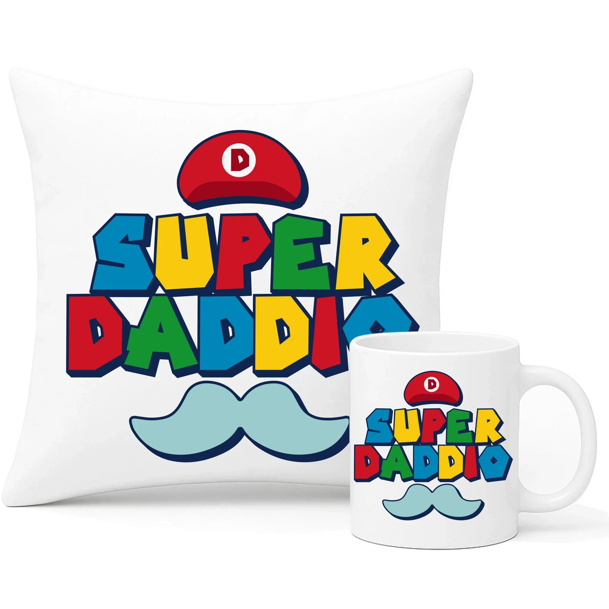 Super Daddio| Zestaw poduszka i kubek dla taty DT28 - StoryCups.pl