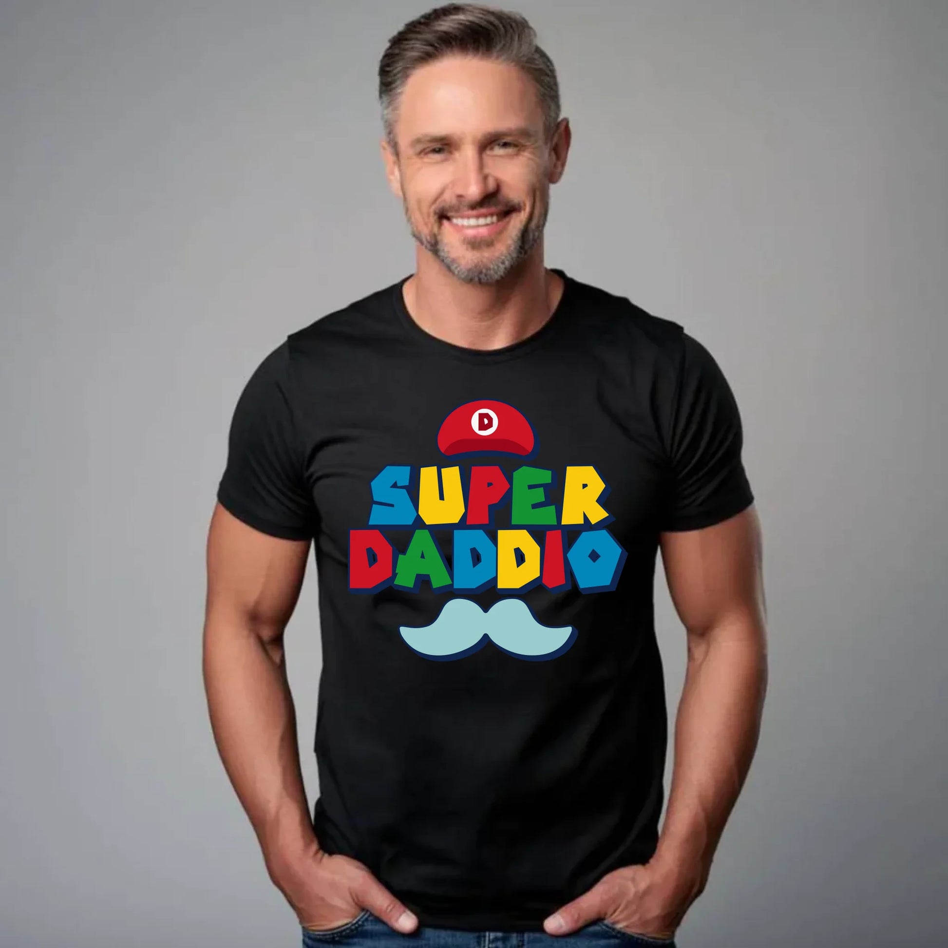 Personalizowana koszulka dla taty – T-shirt z nadrukiem prezent dla taty na Dzień Ojca, urodziny