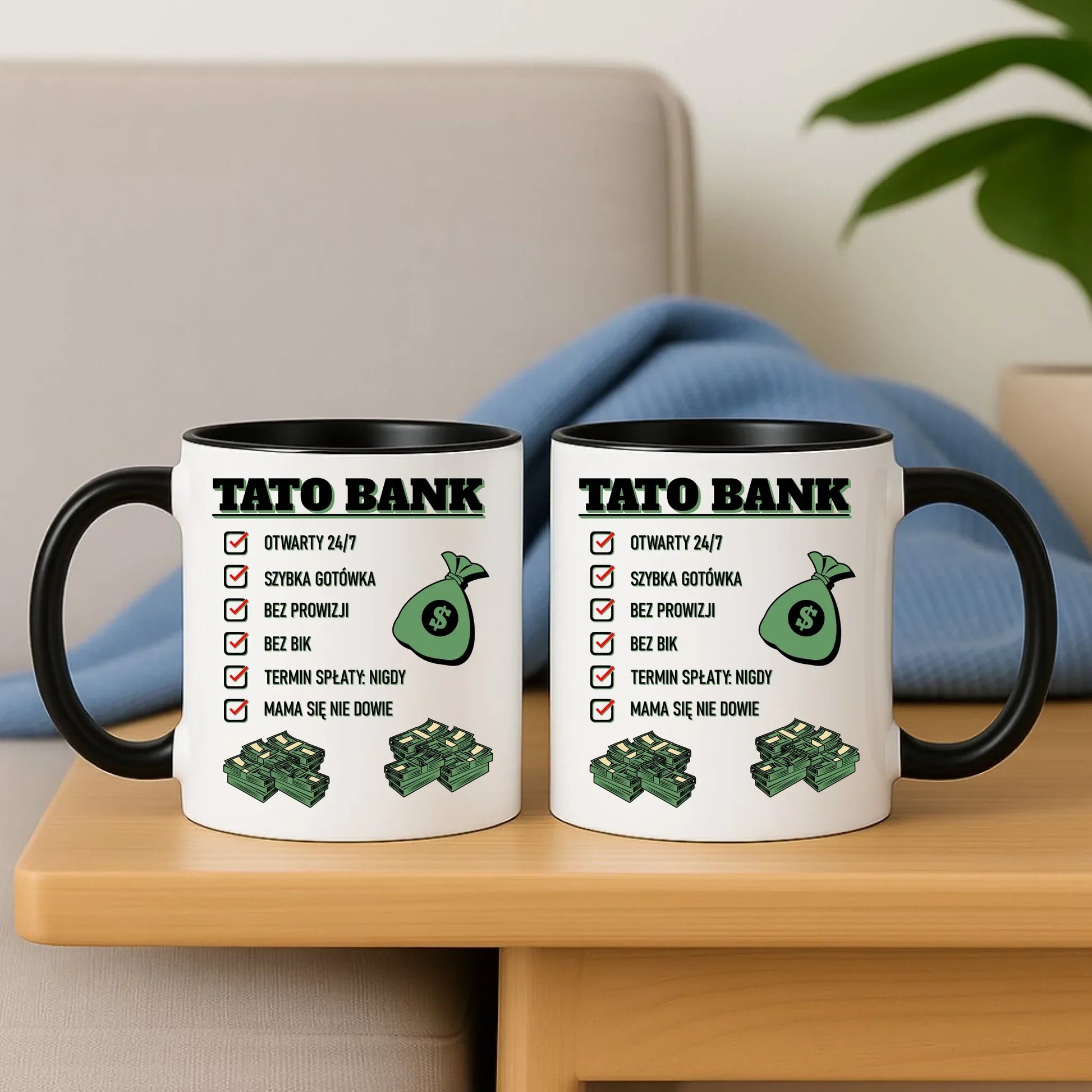 Tato bank | Śmieszny kubek dla taty DT41 - StoryCups.pl
