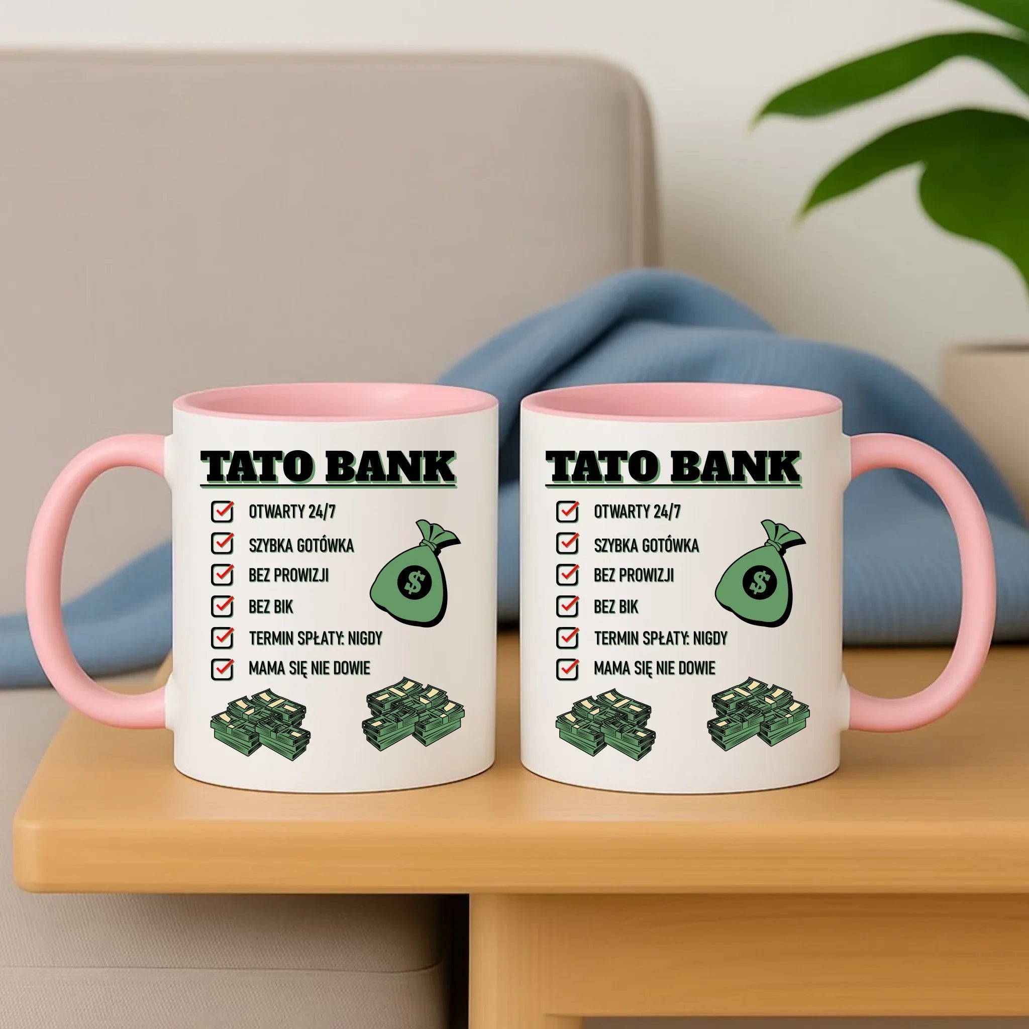 Tato bank | Śmieszny kubek dla taty DT41 - StoryCups.pl
