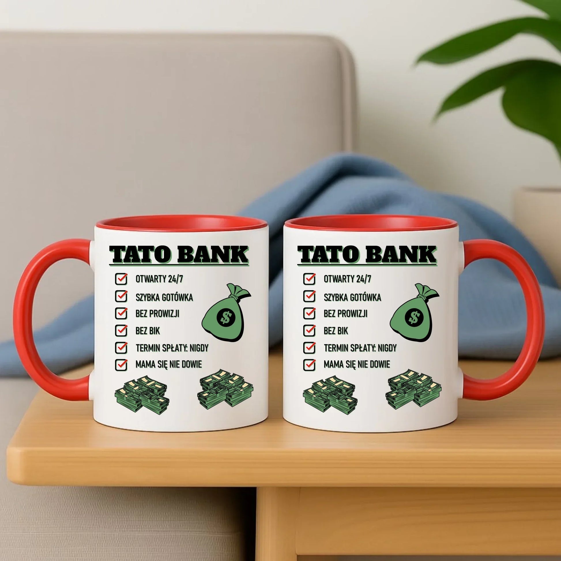 Tato bank | Śmieszny kubek dla taty DT41 - StoryCups.pl