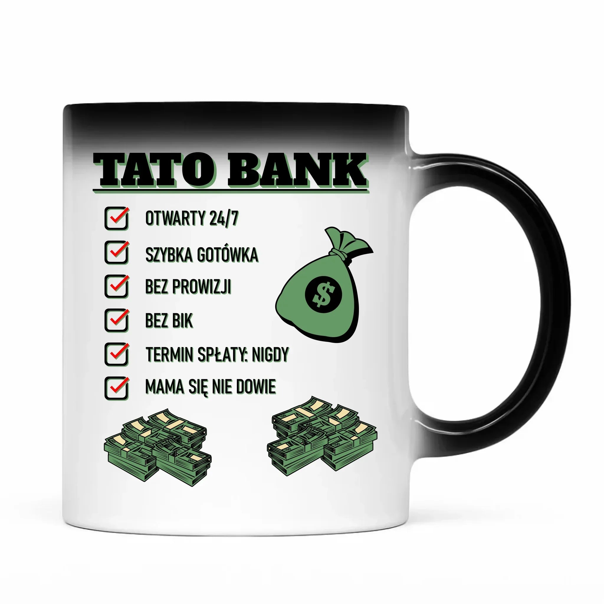 Tato bank | Kubek magiczny dla taty DT41 - StoryCups.pl