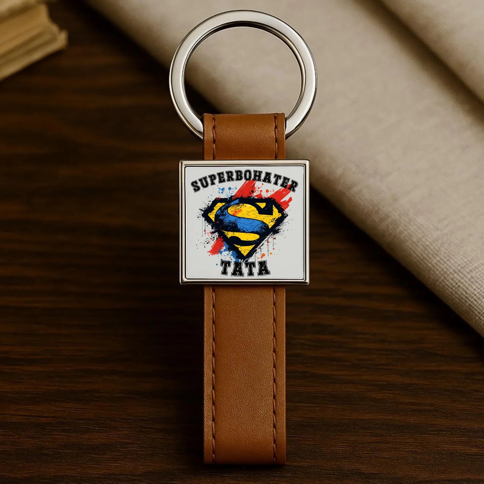 Superbohater tata | Brelok dla taty DT29 - StoryCups.pl
