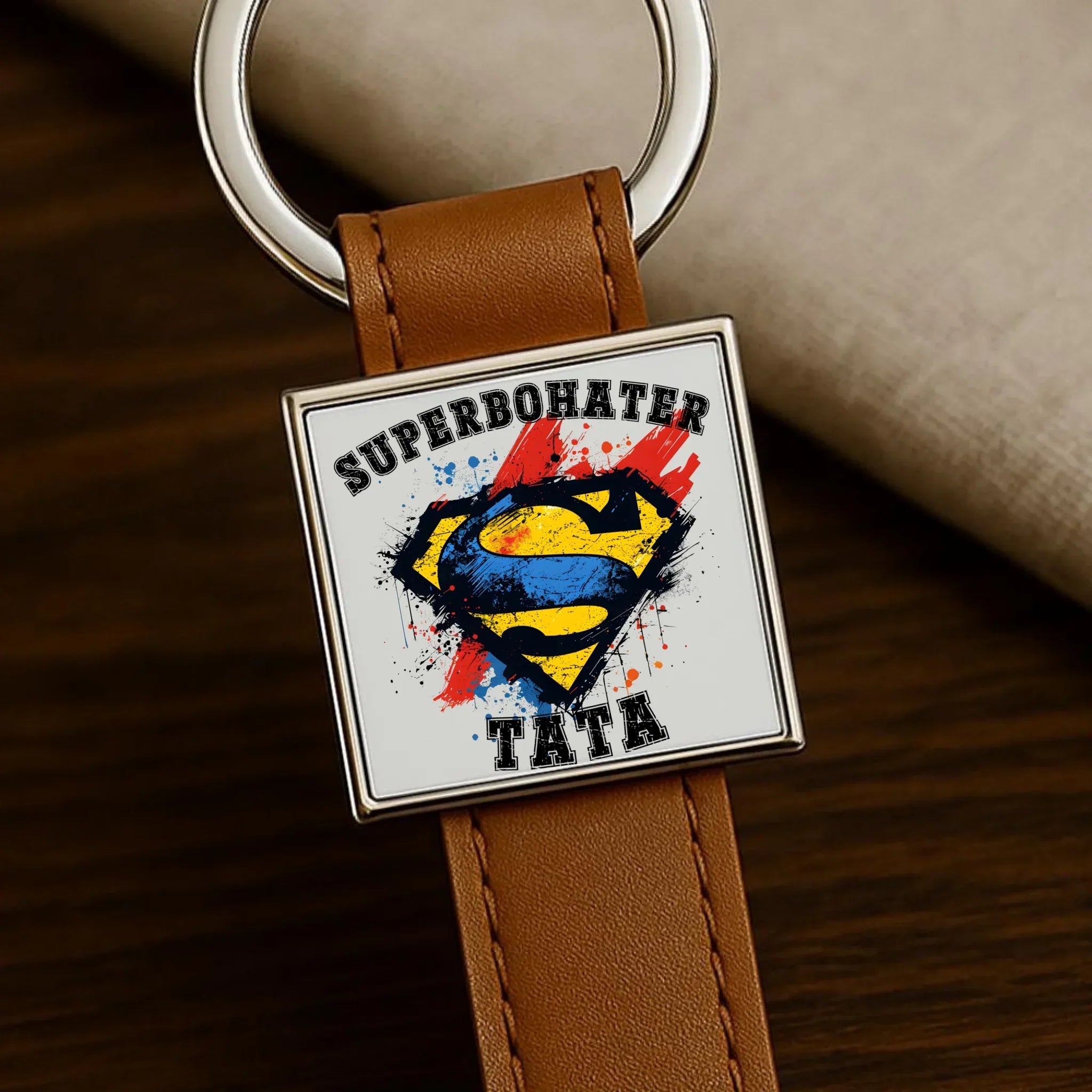 Superbohater tata | Brelok dla taty DT29 - StoryCups.pl