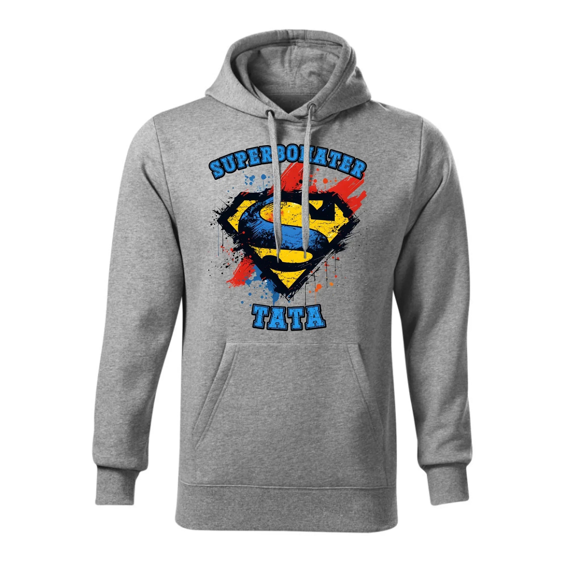 Superbohater tata | Bluza męska z kapturem dla taty DT29 - StoryCups.pl