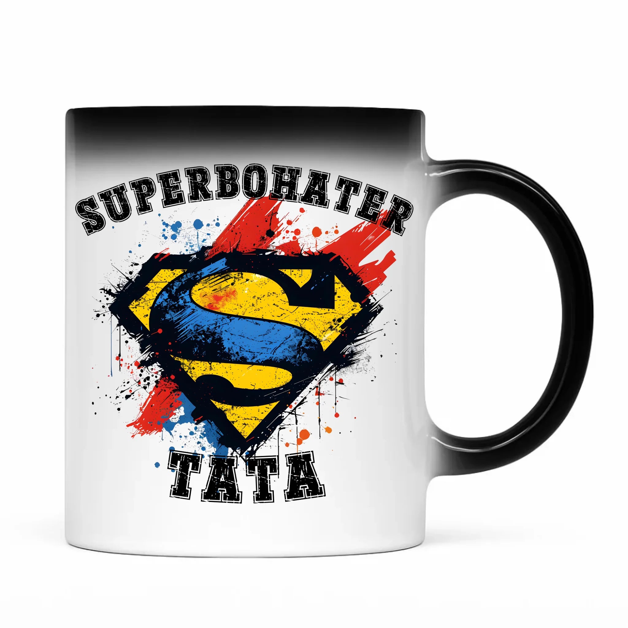 Superbohater tata | Kubek magiczny dla taty DT29 - StoryCups.pl