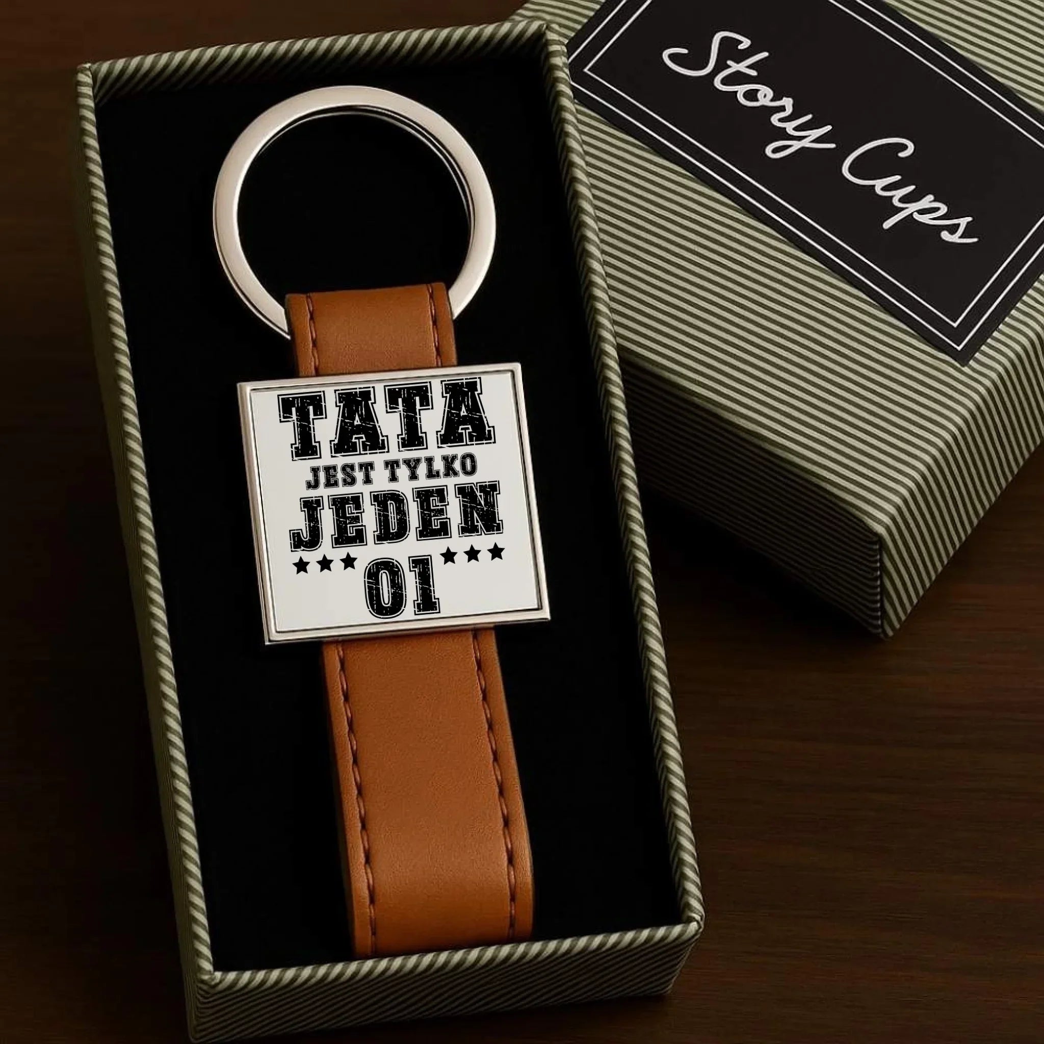 Tata jest tylko jeden | Brelok dla taty DT33 - StoryCups.pl