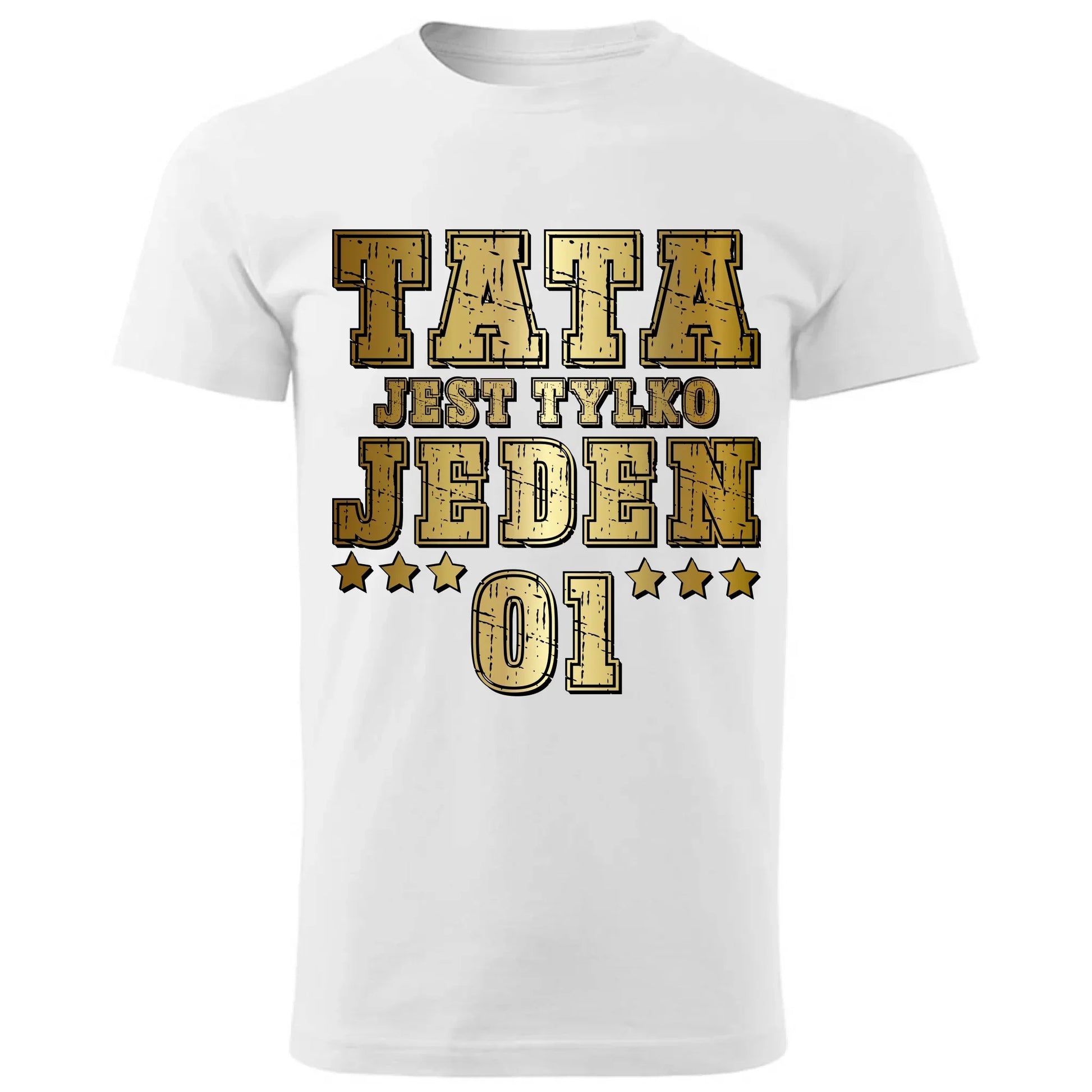 Tata jest tylko jeden | Koszulka męska dla taty DT33 - StoryCups.pl