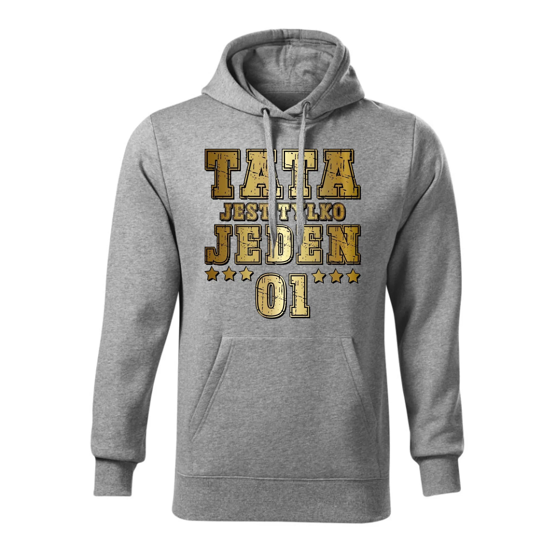Tata jest tylko jeden | Bluza męska z kapturem dla taty DT33 - StoryCups.pl